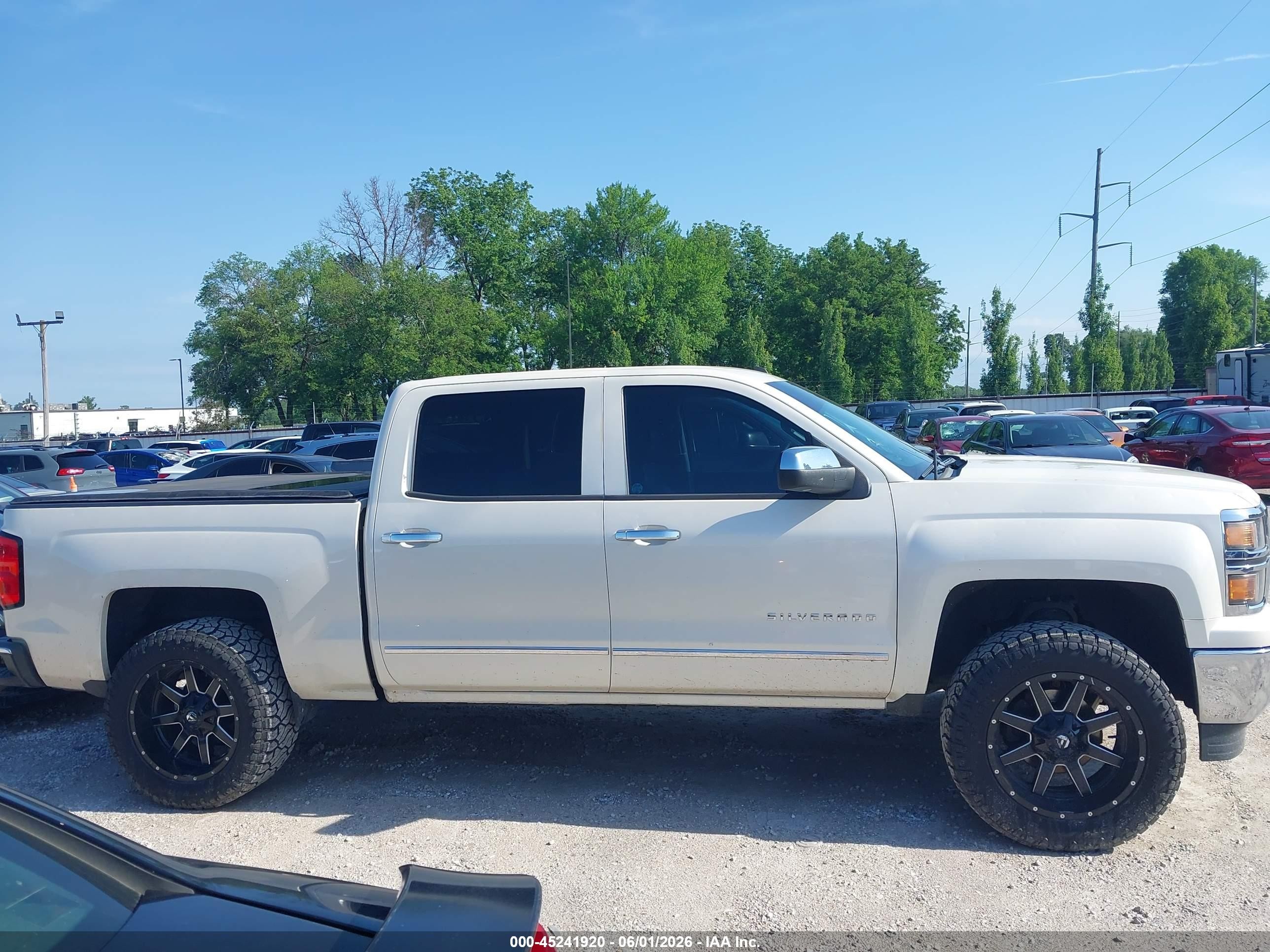 2014 Chevrolet Silverado 1500 2lz Белый vin: 3GCUKSEC1EG285174