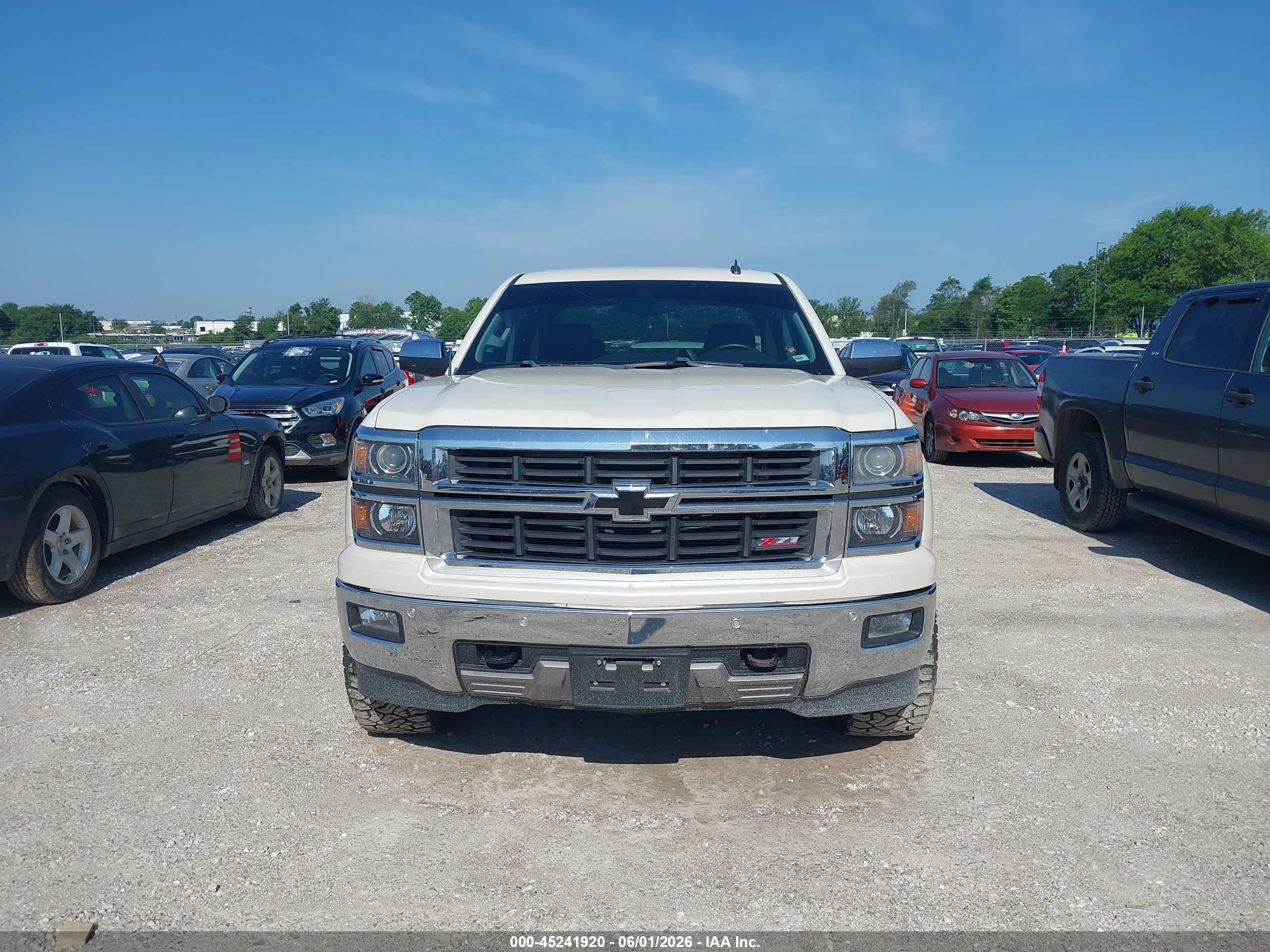 2014 Chevrolet Silverado 1500 2lz Белый vin: 3GCUKSEC1EG285174