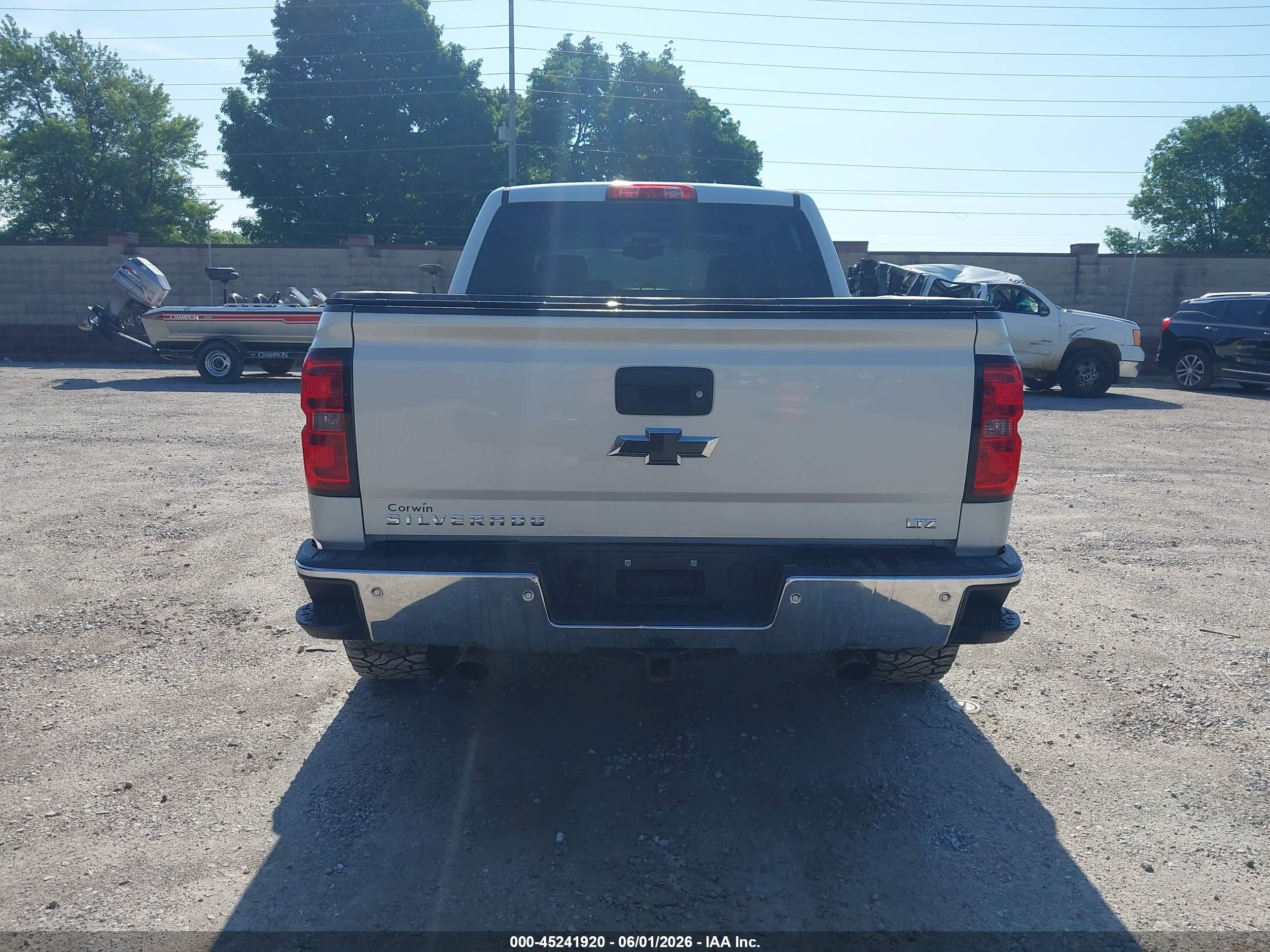 2014 Chevrolet Silverado 1500 2lz Белый vin: 3GCUKSEC1EG285174