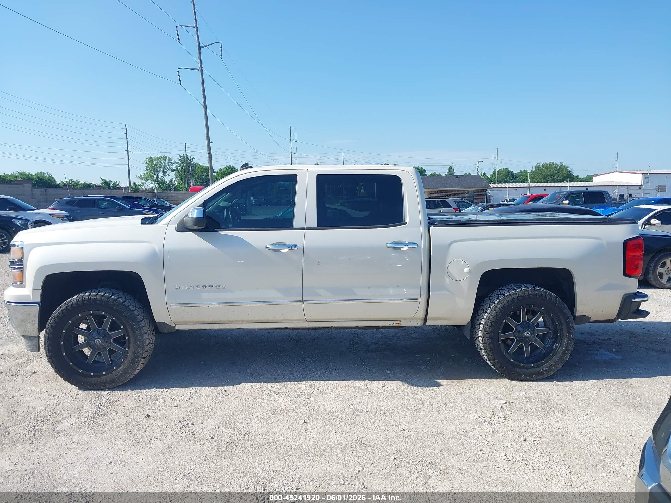 2014 Chevrolet Silverado 1500 2lz Белый vin: 3GCUKSEC1EG285174