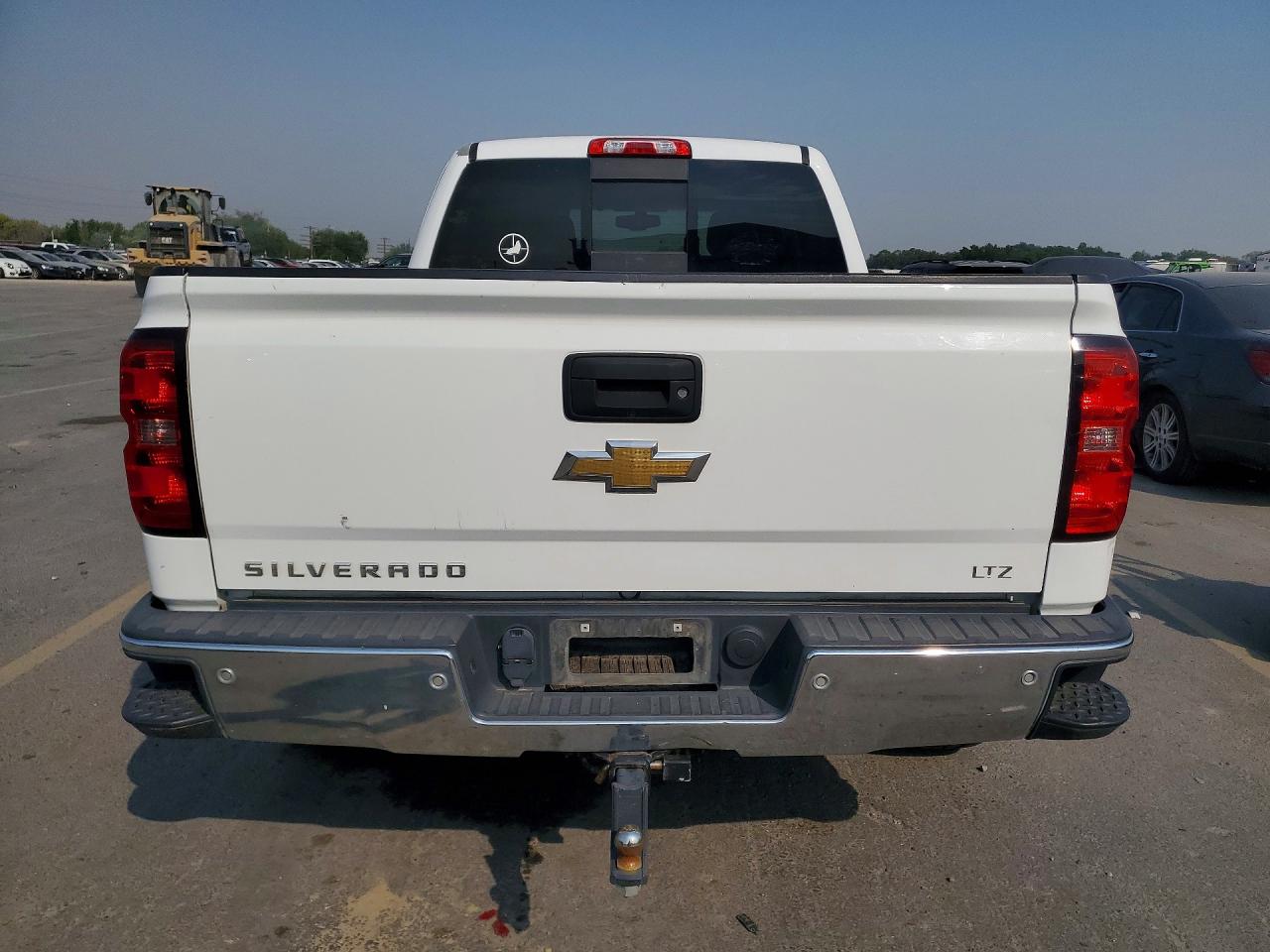 2014 Chevrolet Silverado K1500 Ltz White vin: 3GCUKSEC1EG404938