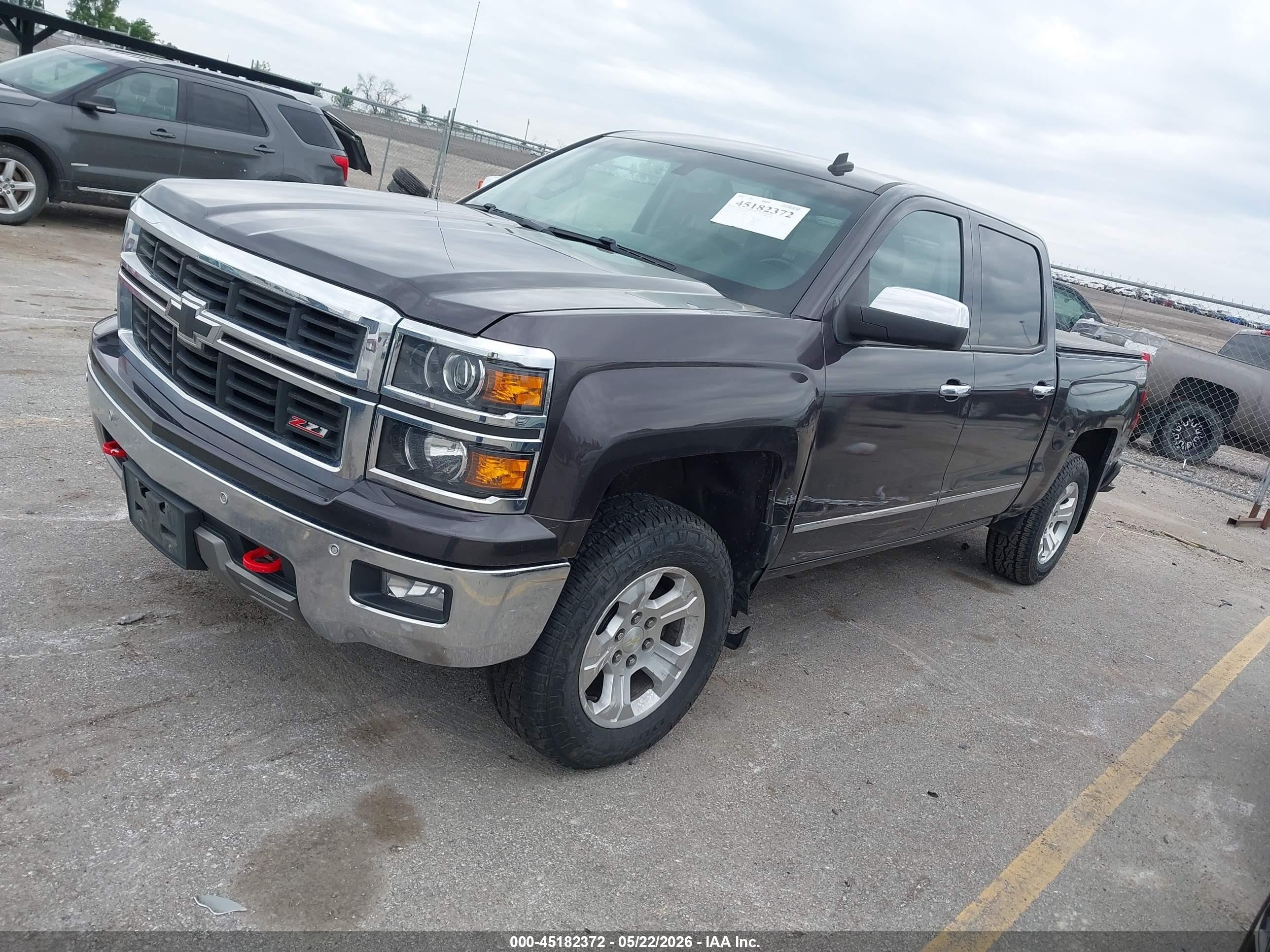 2014 Chevrolet Silverado 1500 2lz Brown vin: 3GCUKSEC1EG413767