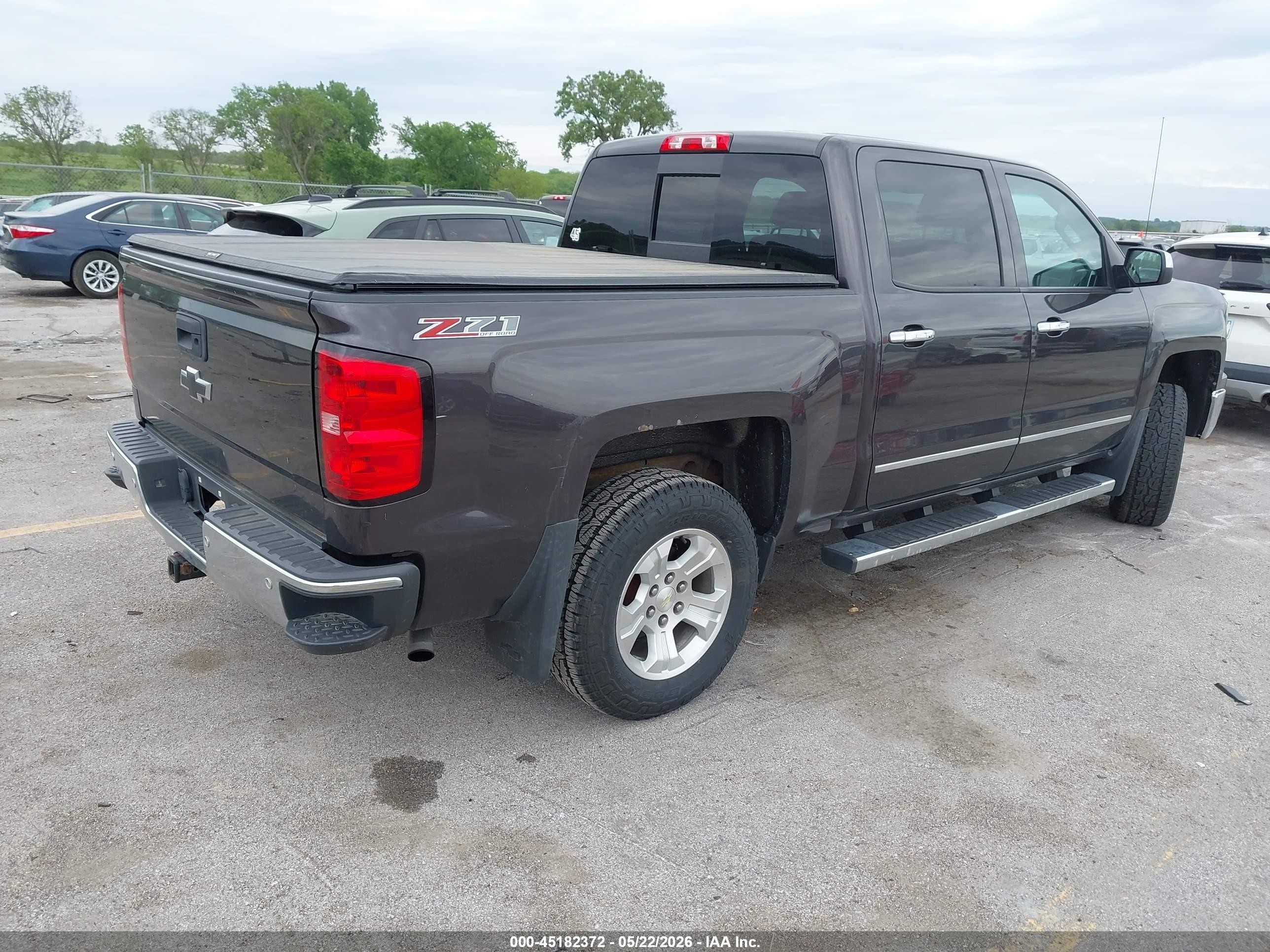 2014 Chevrolet Silverado 1500 2lz Brown vin: 3GCUKSEC1EG413767