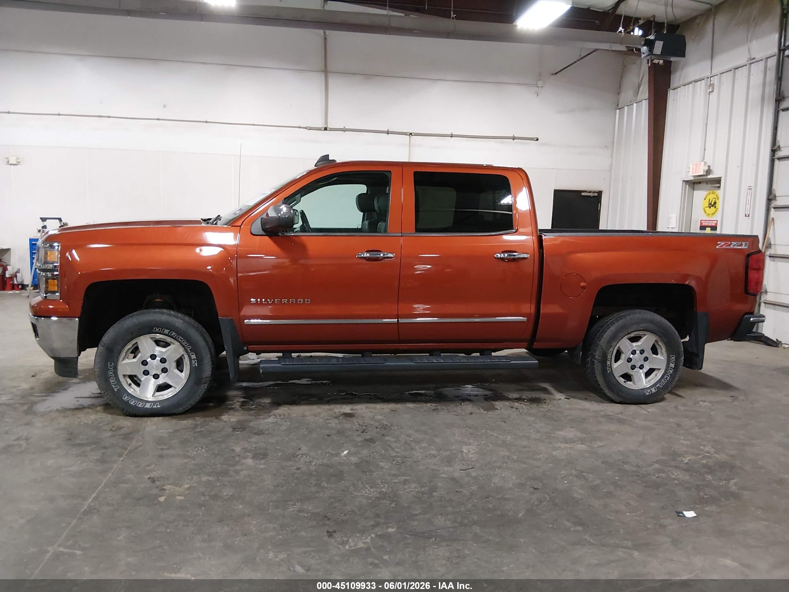 2015 Chevrolet Silverado 1500 2lz Orange vin: 3GCUKSEC1FG210038