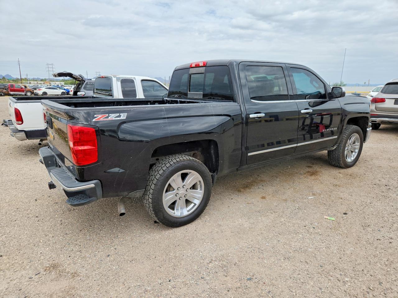 2015 Chevrolet Silverado K1500 Ltz Black vin: 3GCUKSEC1FG302203
