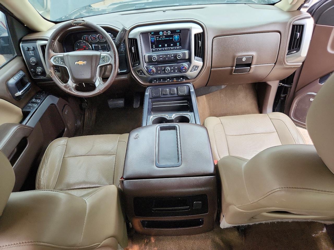 2015 Chevrolet Silverado K1500 Ltz Black vin: 3GCUKSEC1FG302203