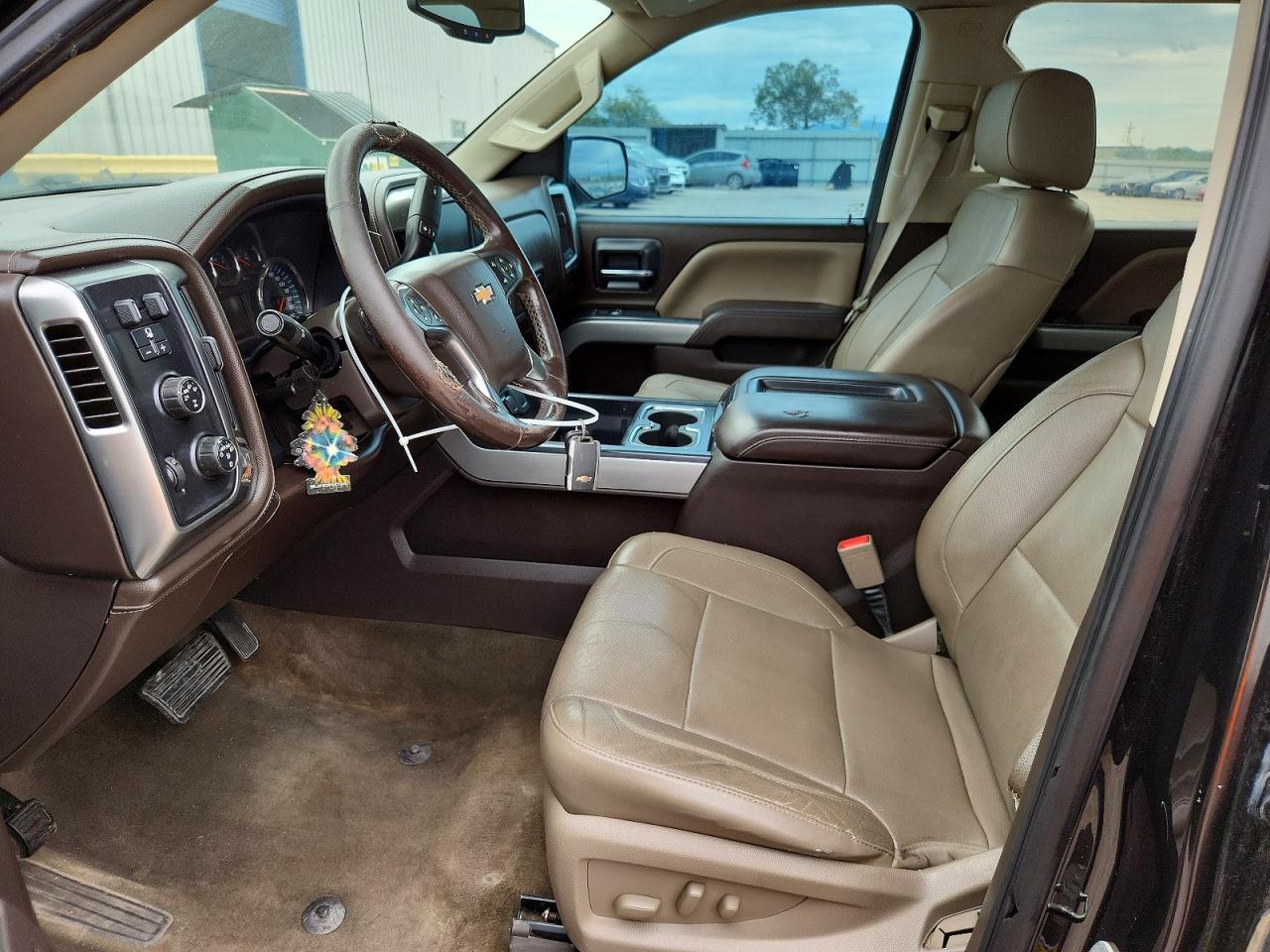 2015 Chevrolet Silverado K1500 Ltz Black vin: 3GCUKSEC1FG302203