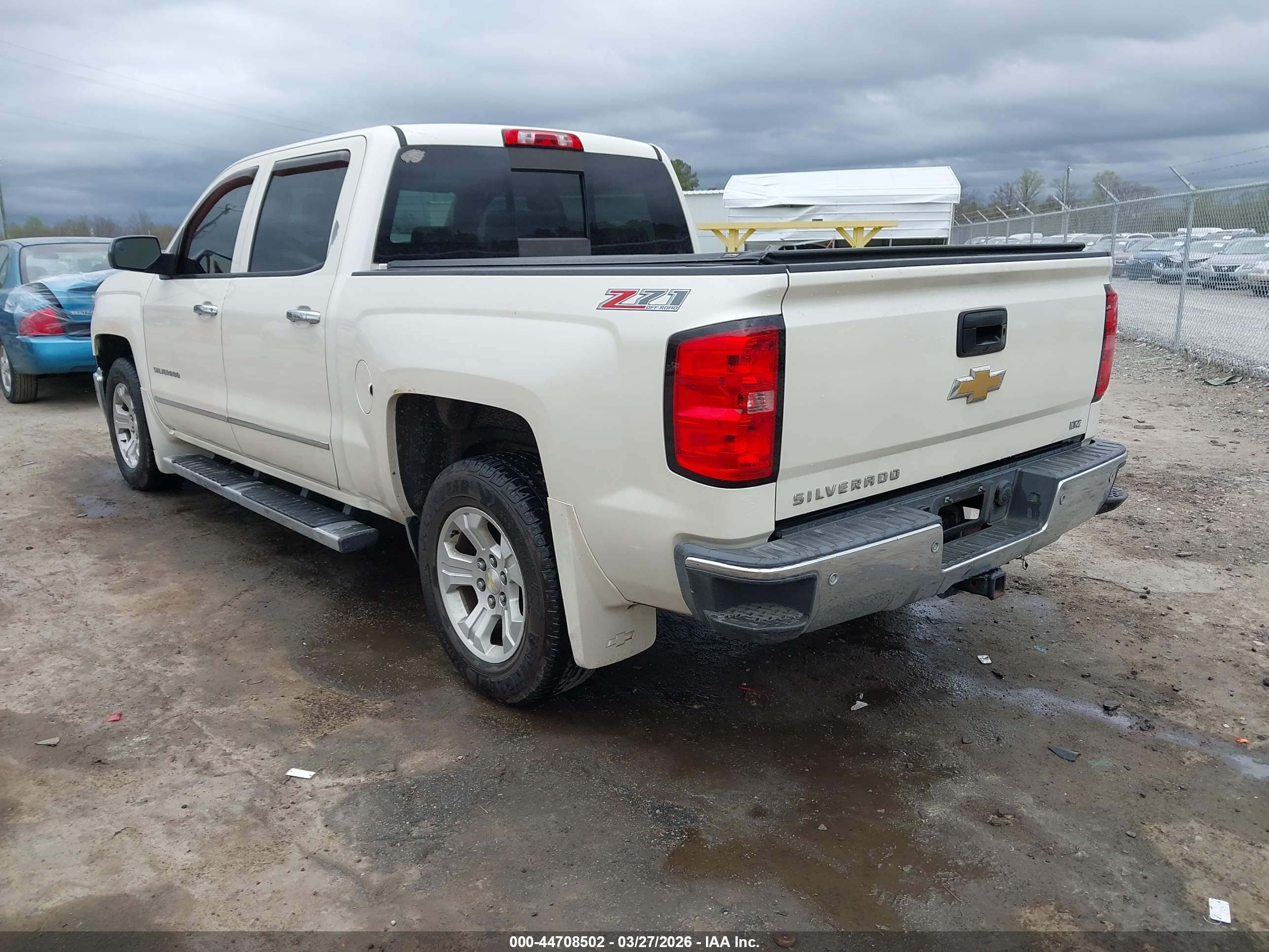 2014 Chevrolet Silverado 1500 2lz Cream vin: 3GCUKSEC2EG149829