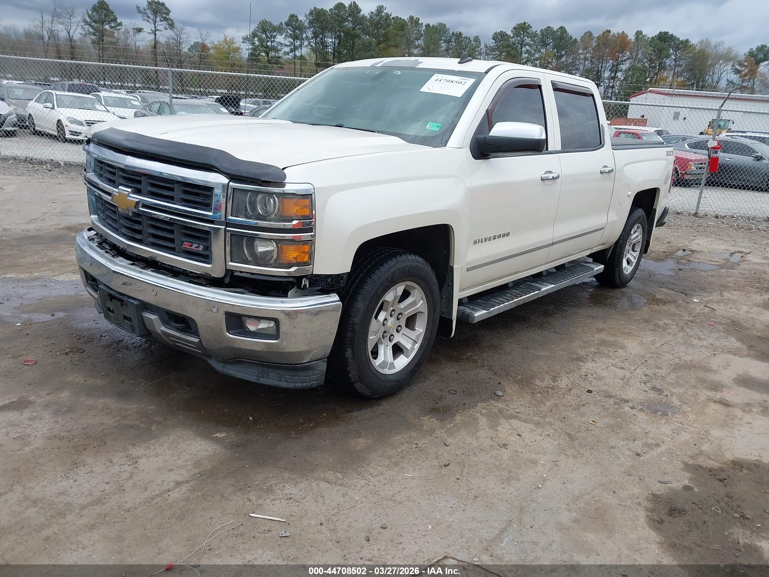 2014 Chevrolet Silverado 1500 2lz Cream vin: 3GCUKSEC2EG149829