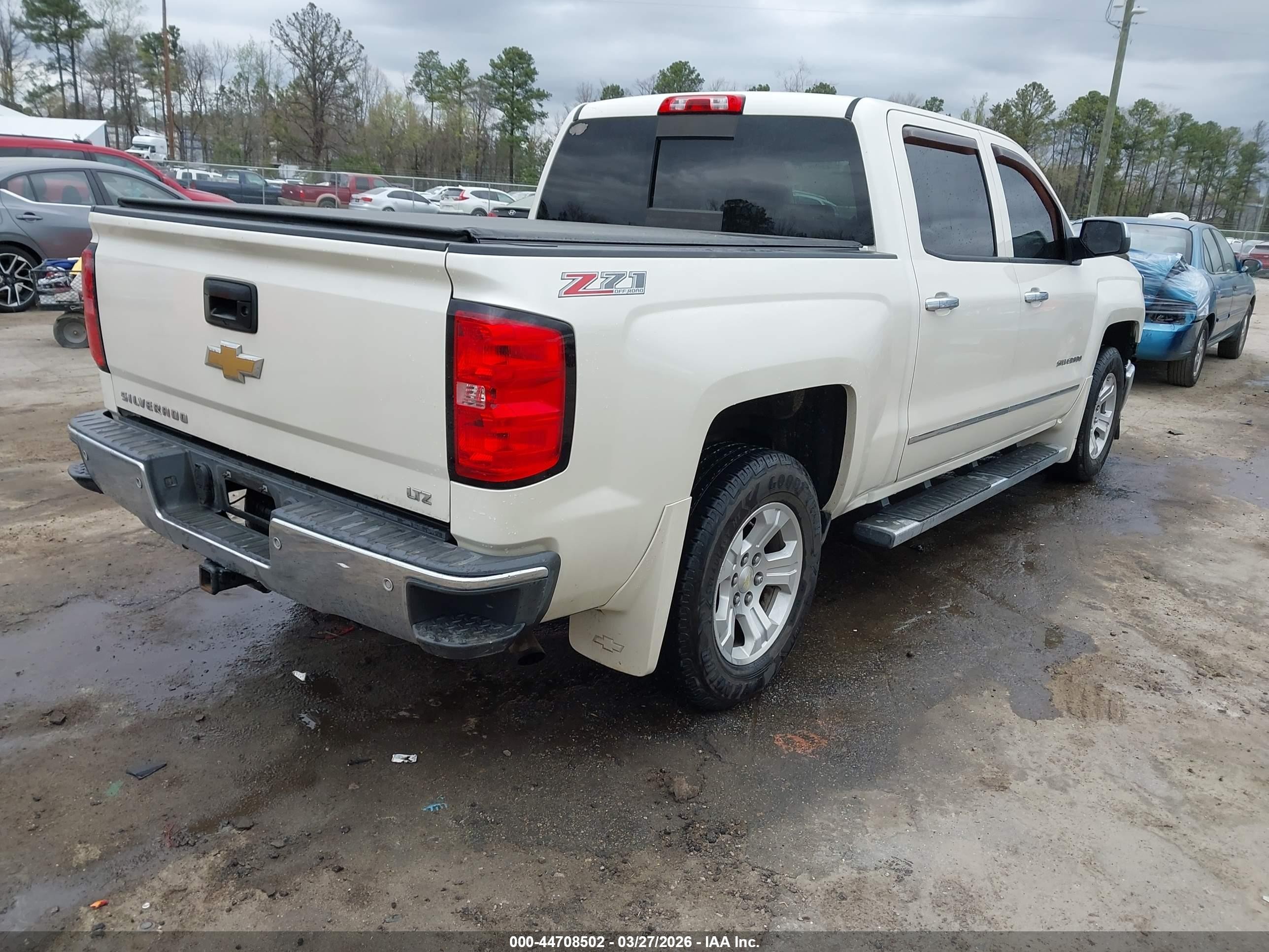 2014 Chevrolet Silverado 1500 2lz Cream vin: 3GCUKSEC2EG149829