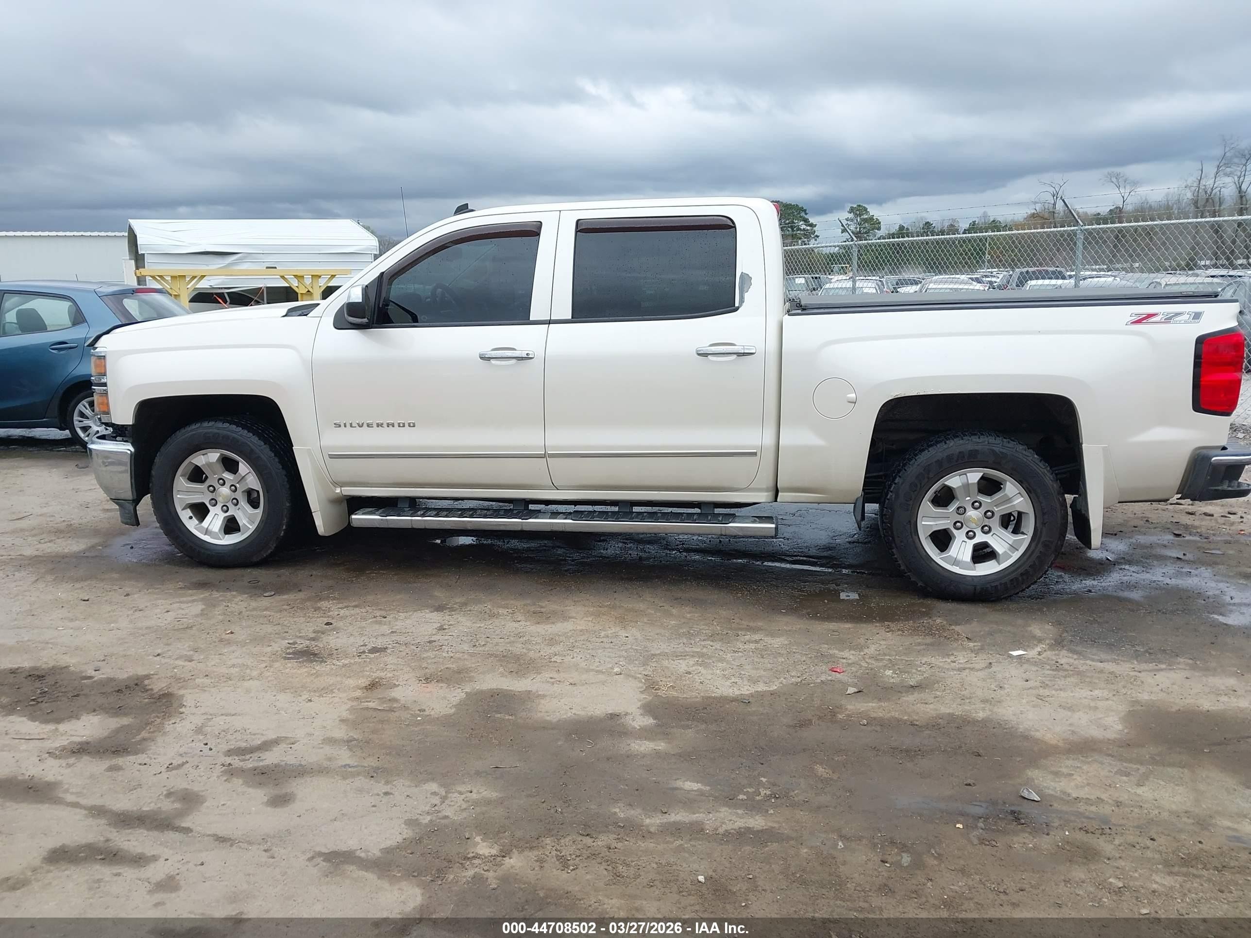 2014 Chevrolet Silverado 1500 2lz Cream vin: 3GCUKSEC2EG149829