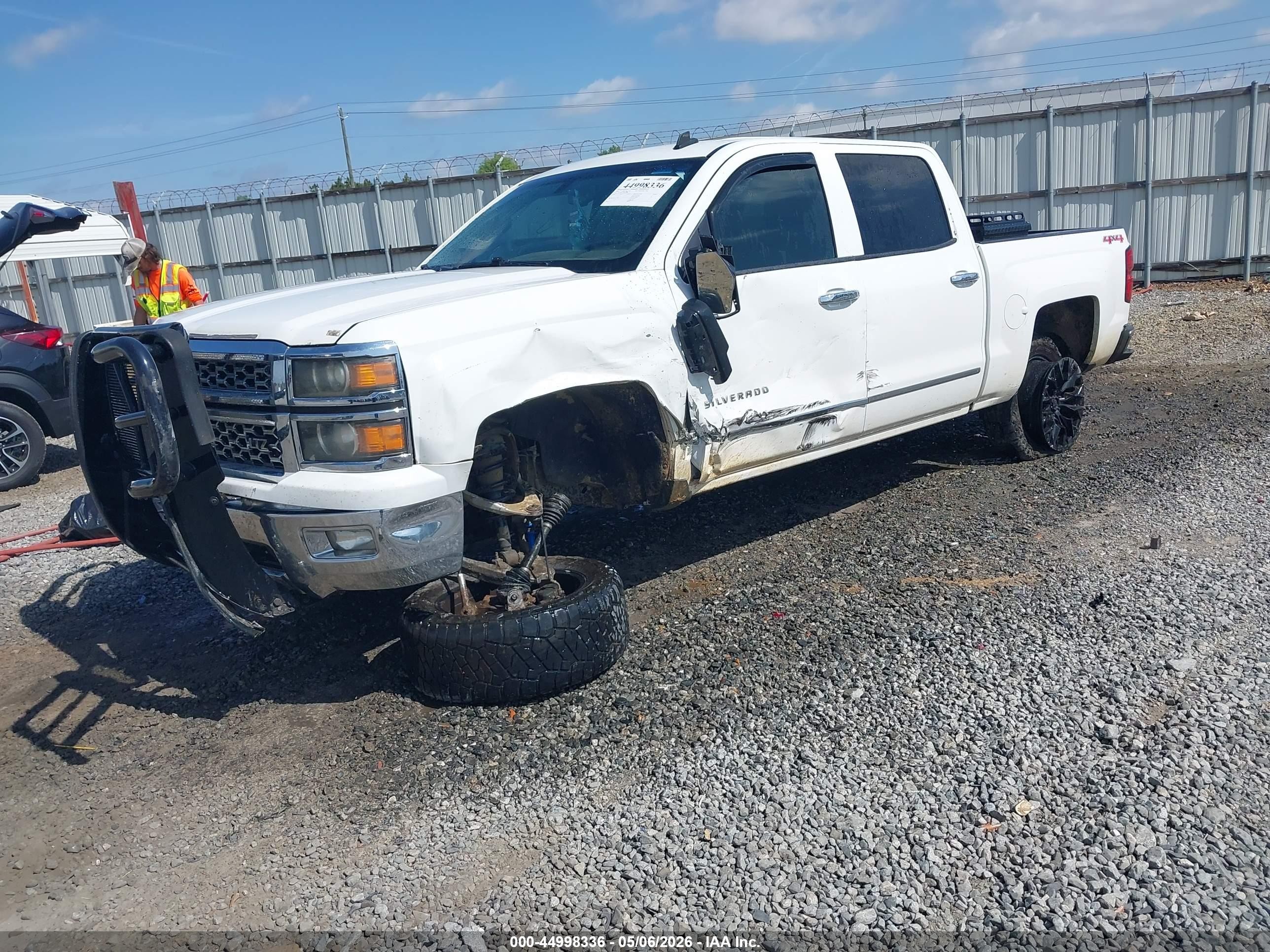 2014 Chevrolet Silverado 1500 1lz White vin: 3GCUKSEC2EG216848