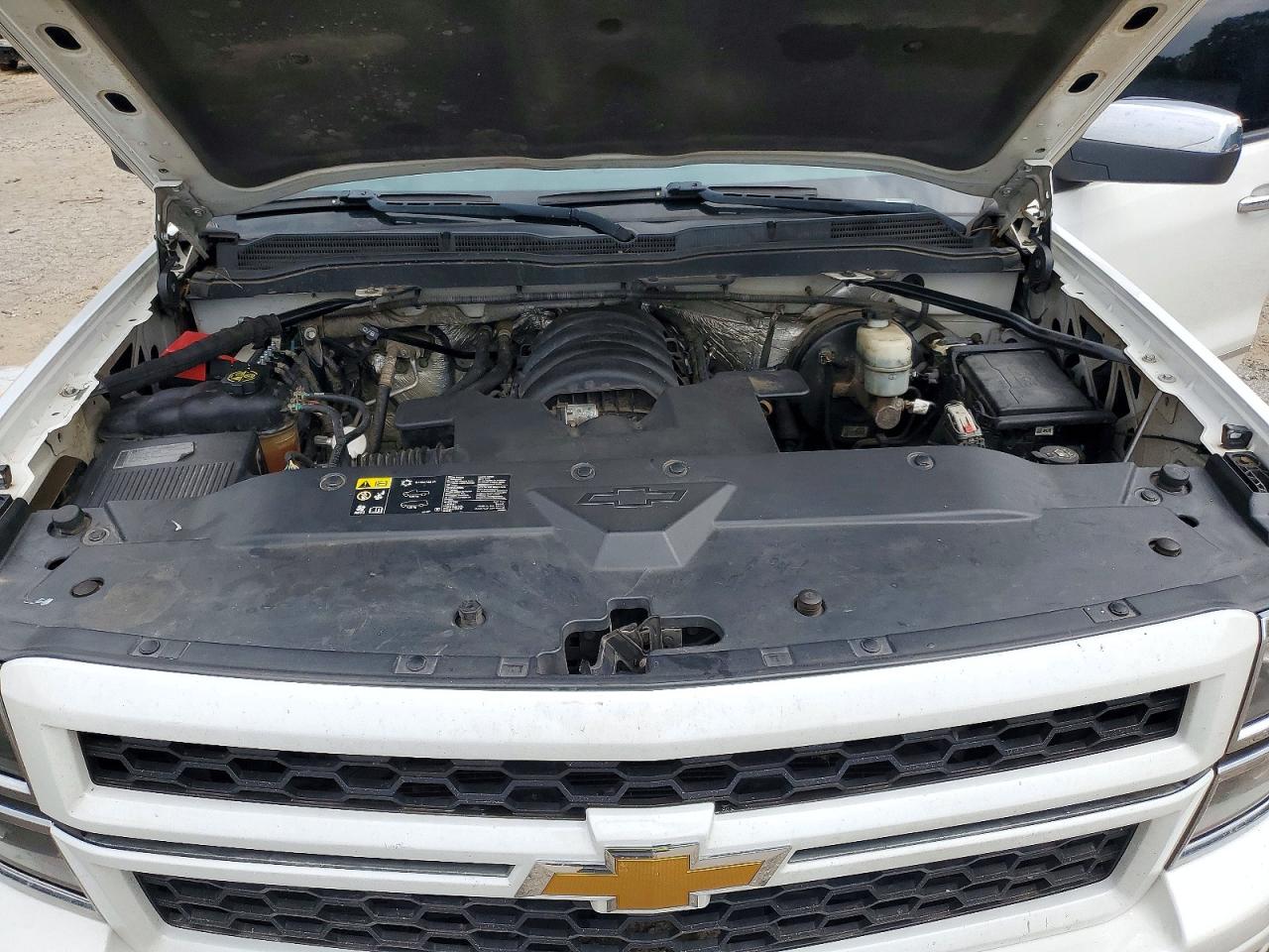 2014 Chevrolet Silverado K1500 Ltz White vin: 3GCUKSEC2EG227641