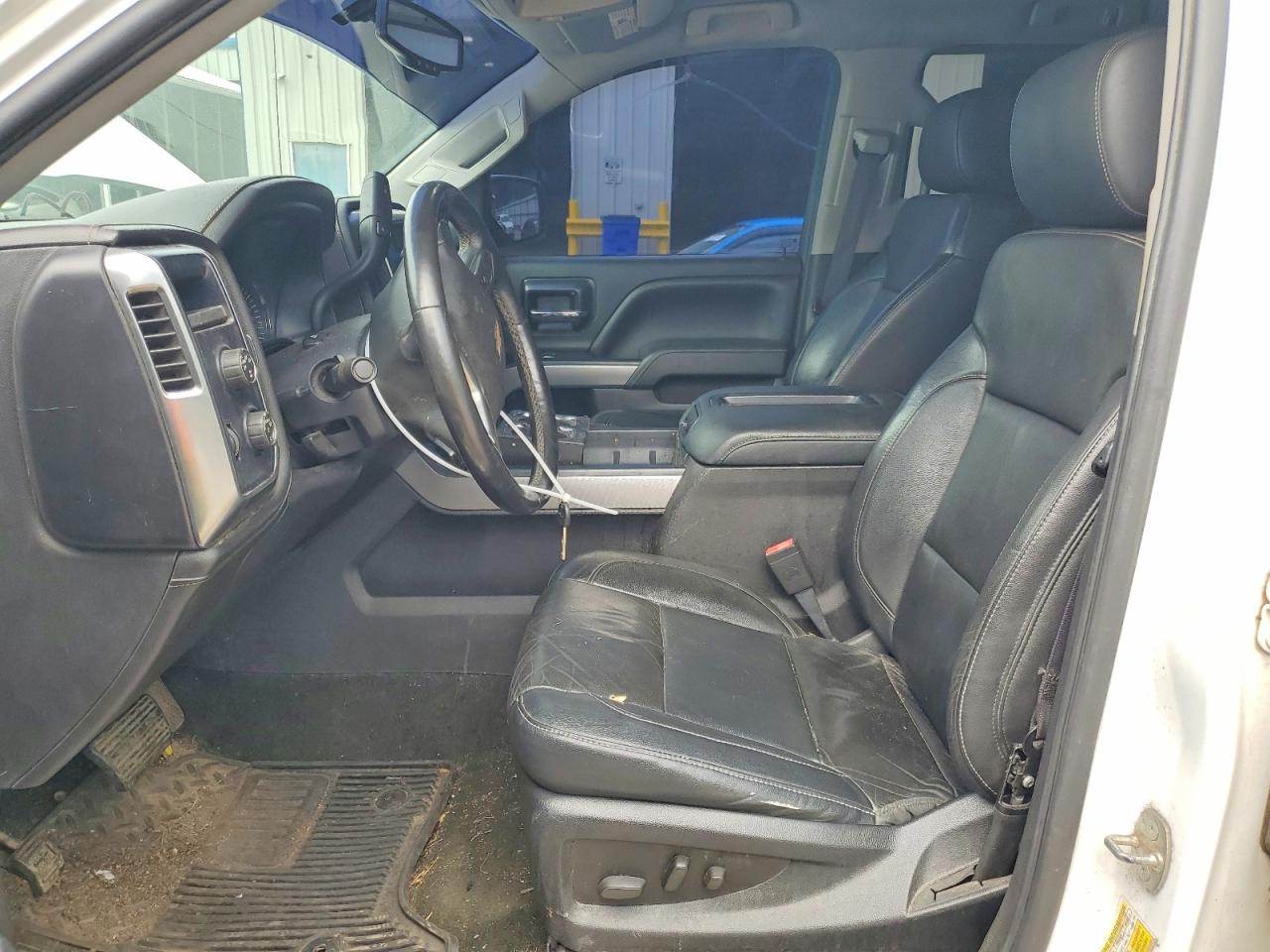 2014 Chevrolet Silverado K1500 Ltz White vin: 3GCUKSEC2EG227641