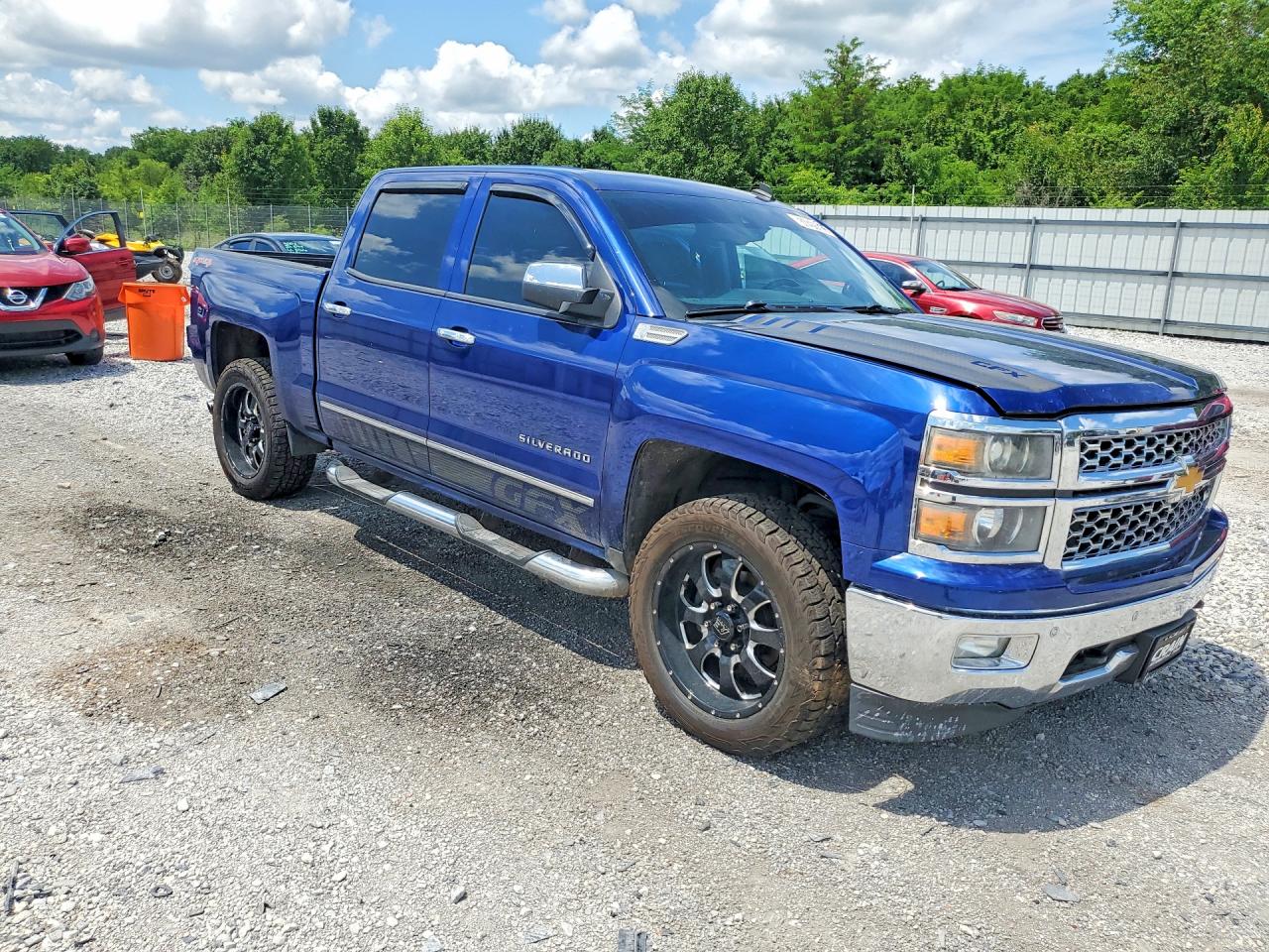 2014 Chevrolet Silverado K1500 Ltz Синий vin: 3GCUKSEC2EG360917