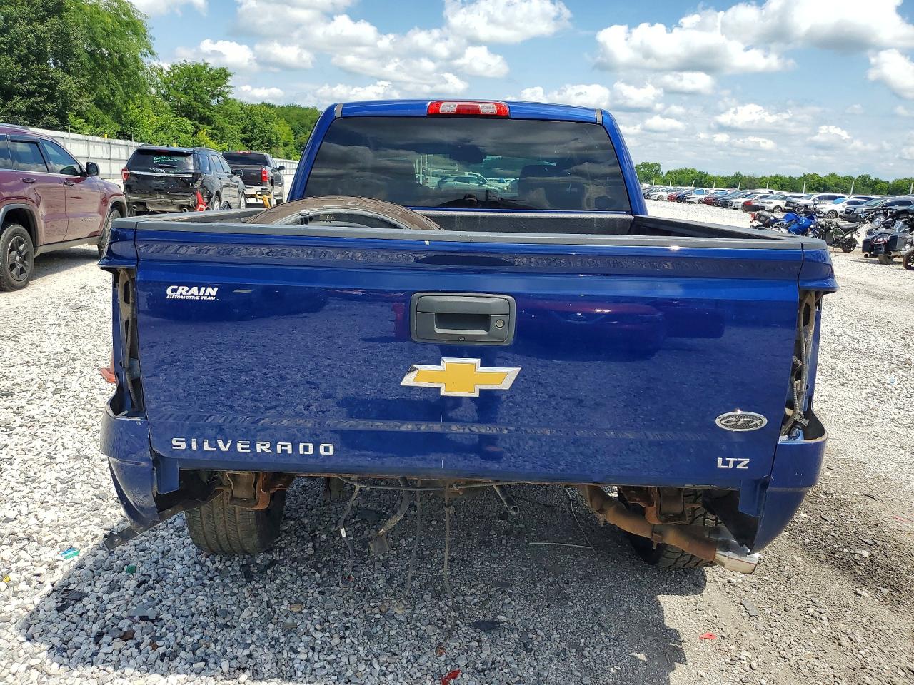 2014 Chevrolet Silverado K1500 Ltz Синий vin: 3GCUKSEC2EG360917