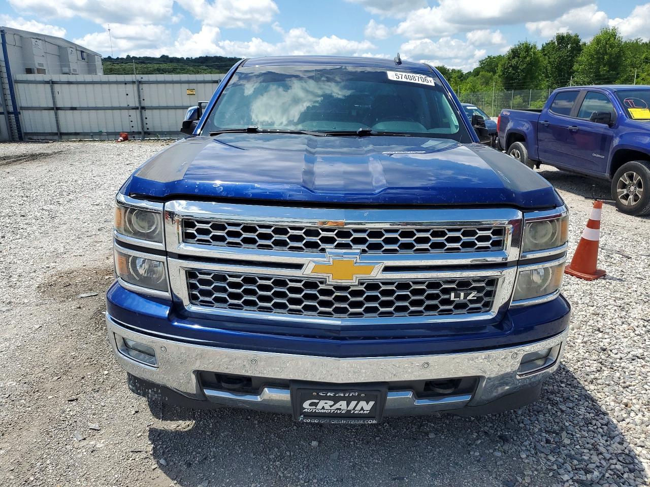 2014 Chevrolet Silverado K1500 Ltz Синий vin: 3GCUKSEC2EG360917