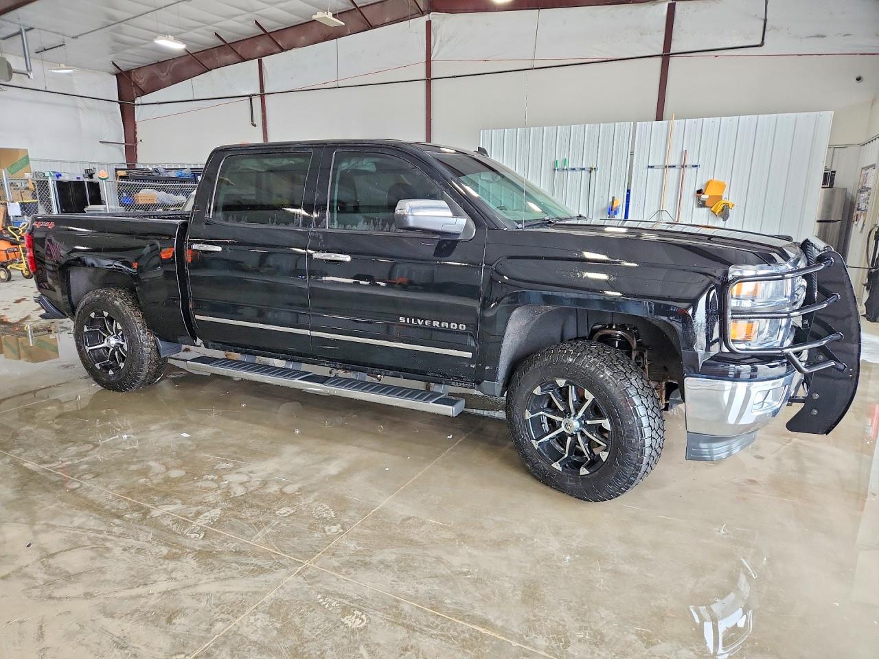 2014 Chevrolet Silverado K1500 Ltz Black vin: 3GCUKSEC2EG426799
