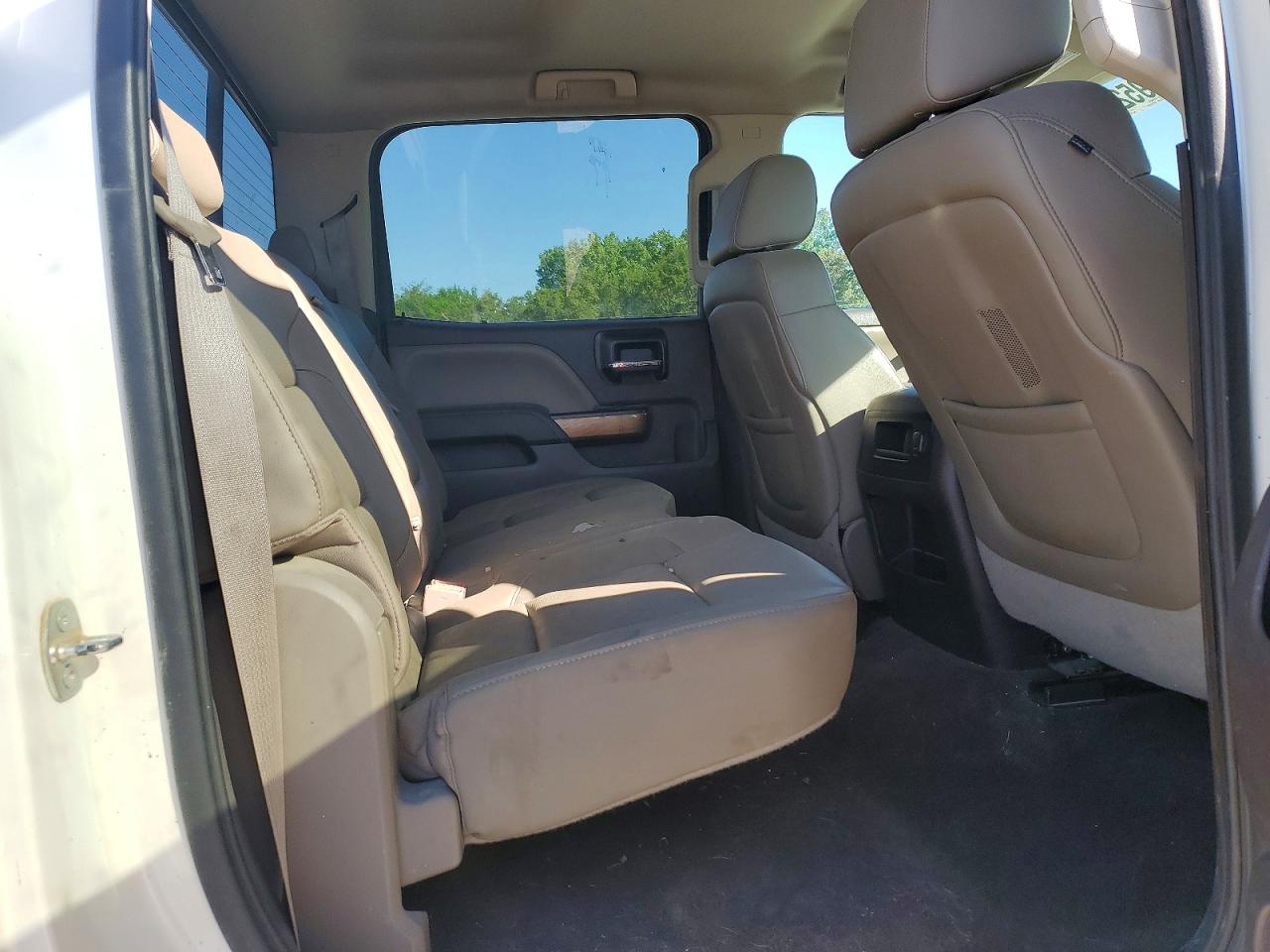 2014 Chevrolet Silverado K1500 Ltz White vin: 3GCUKSEC2EG467935