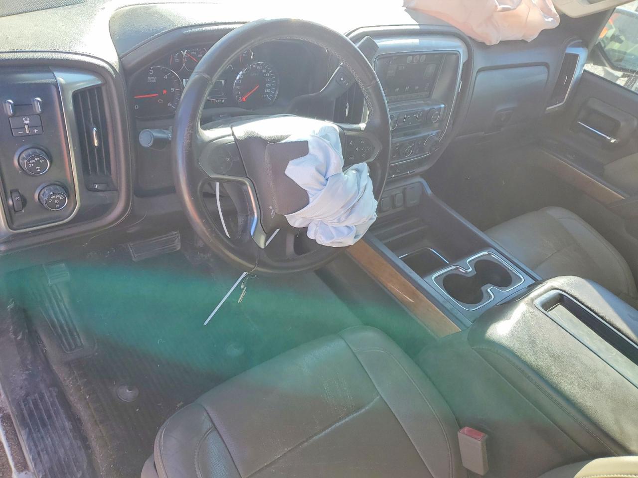 2014 Chevrolet Silverado K1500 Ltz White vin: 3GCUKSEC2EG467935