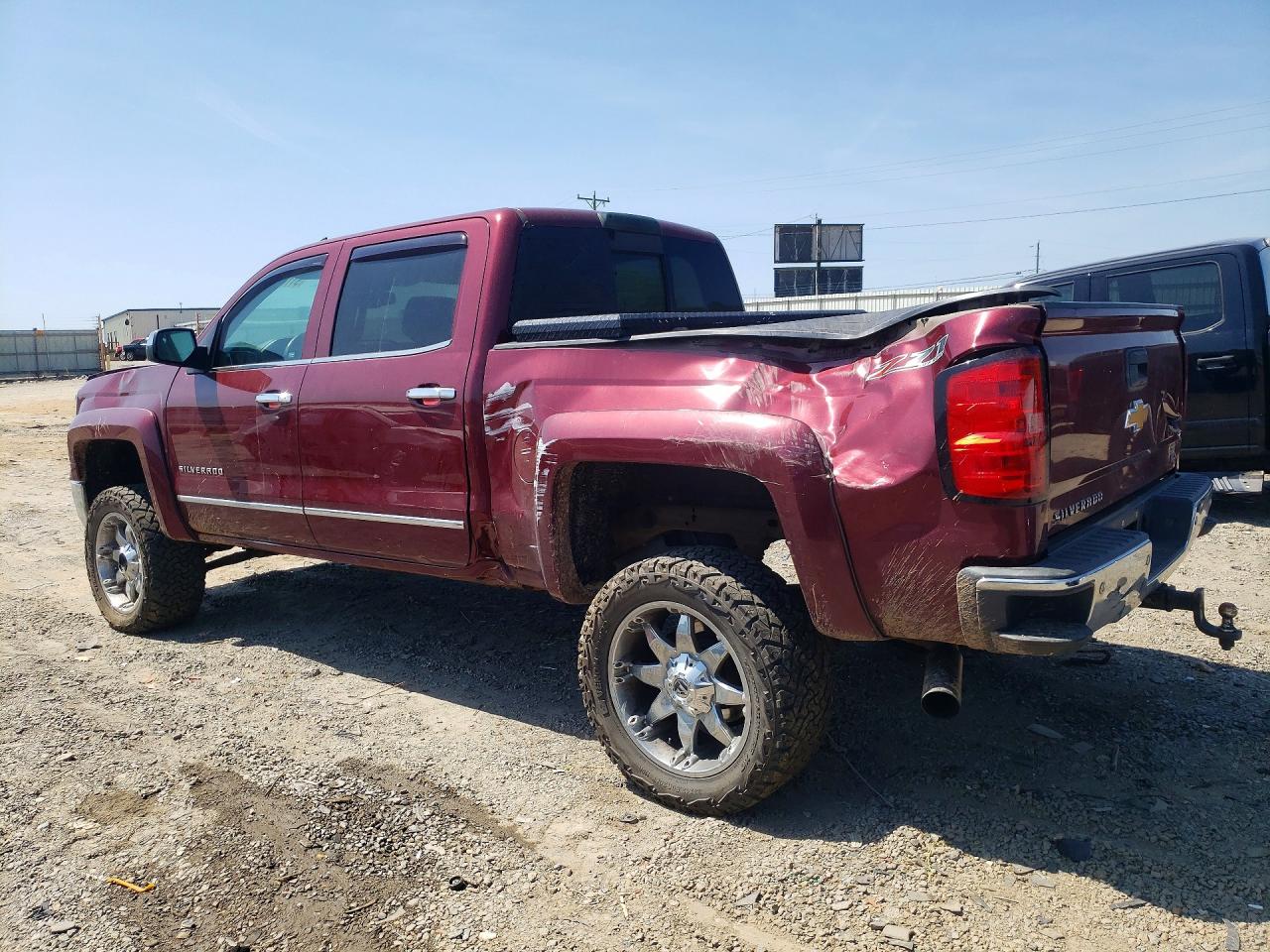 2015 Chevrolet Silverado K1500 Ltz Maroon vin: 3GCUKSEC2FG232209