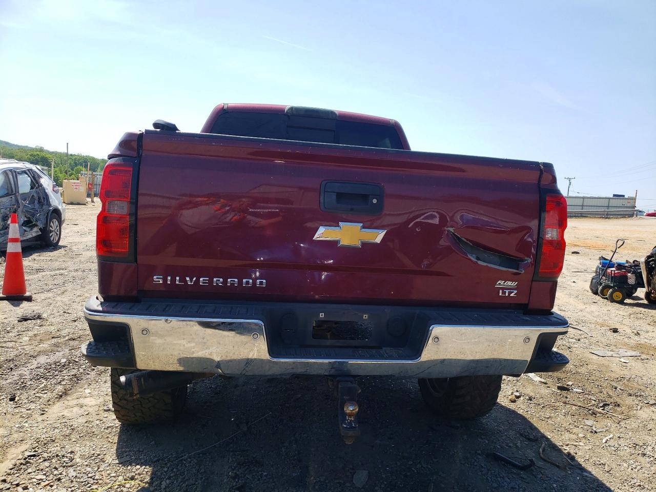 2015 Chevrolet Silverado K1500 Ltz Maroon vin: 3GCUKSEC2FG232209
