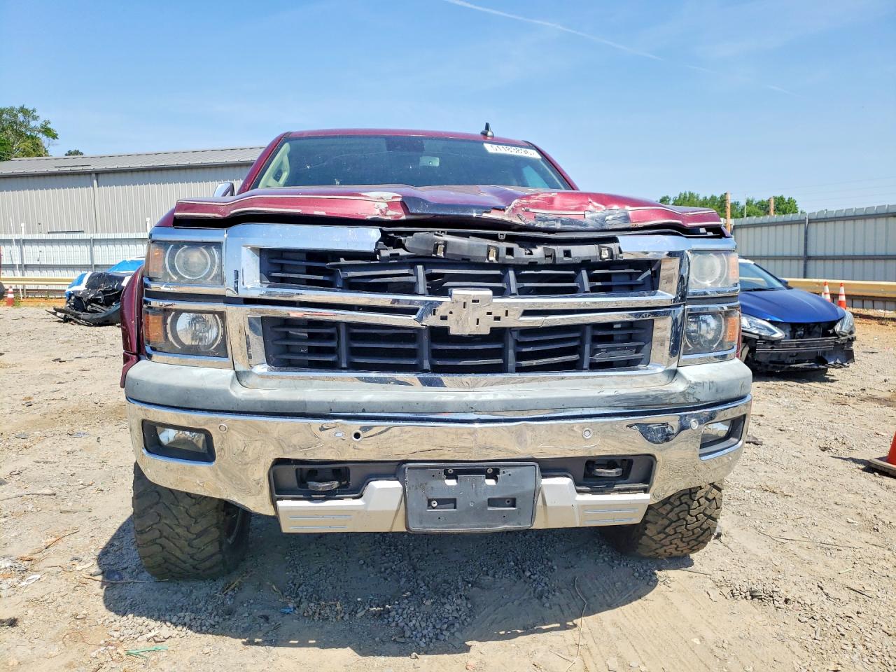 2015 Chevrolet Silverado K1500 Ltz Maroon vin: 3GCUKSEC2FG232209