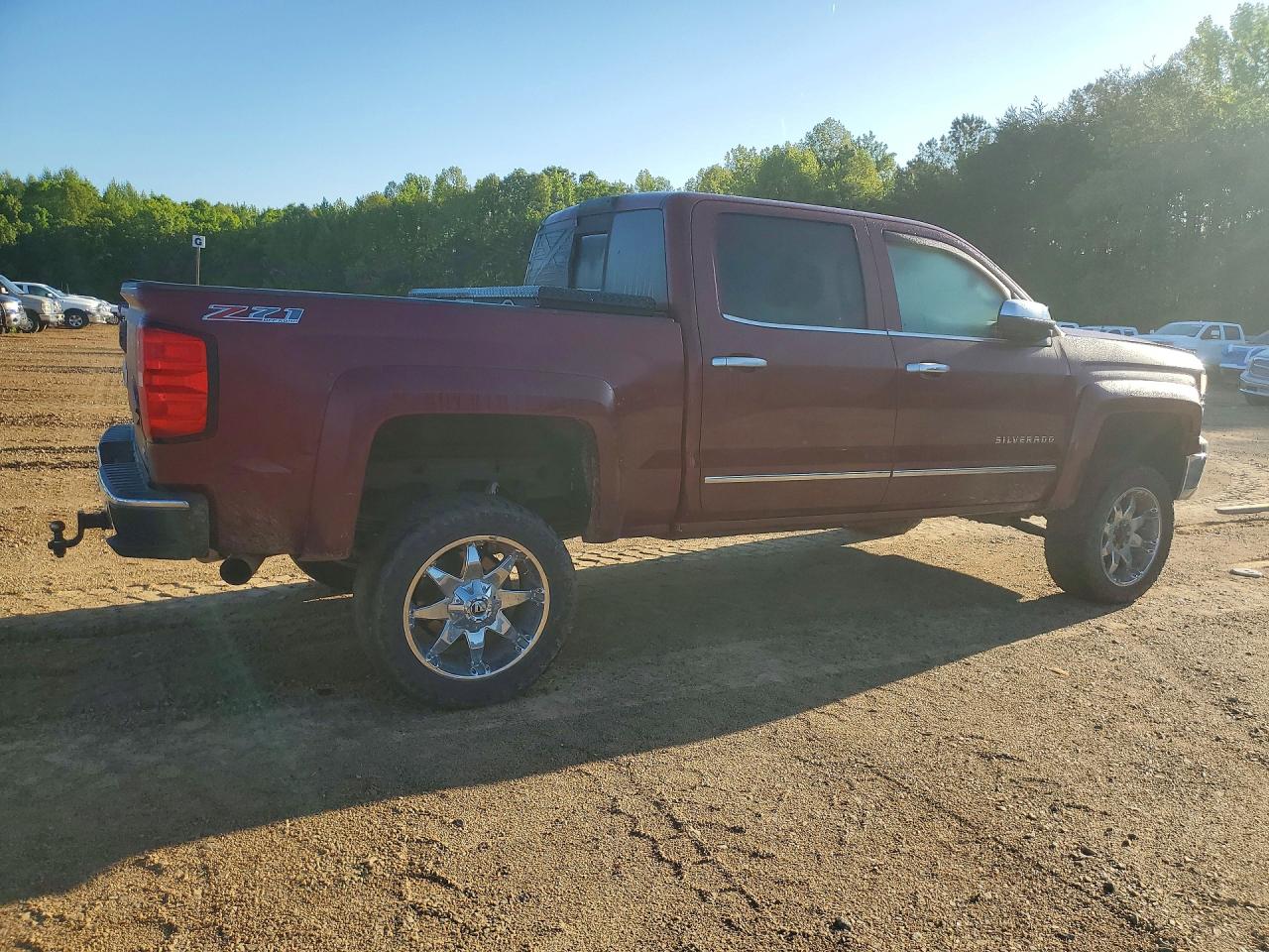 2015 Chevrolet Silverado K1500 Ltz Maroon vin: 3GCUKSEC2FG232209