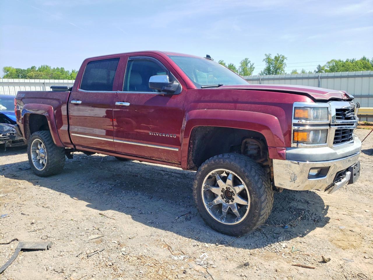 2015 Chevrolet Silverado K1500 Ltz Maroon vin: 3GCUKSEC2FG232209
