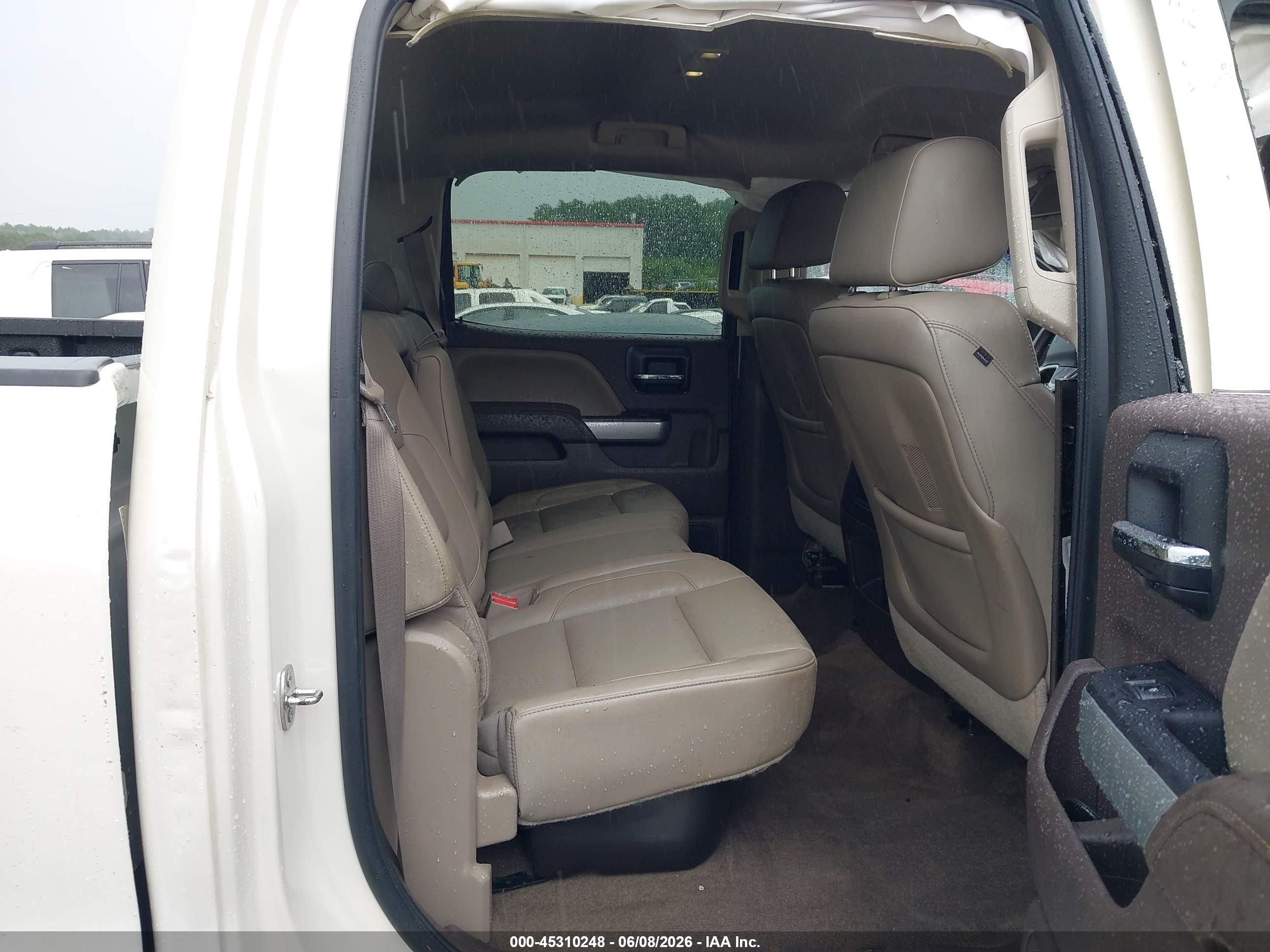 2015 Chevrolet Silverado 1500 Ltz Cream vin: 3GCUKSEC2FG408949
