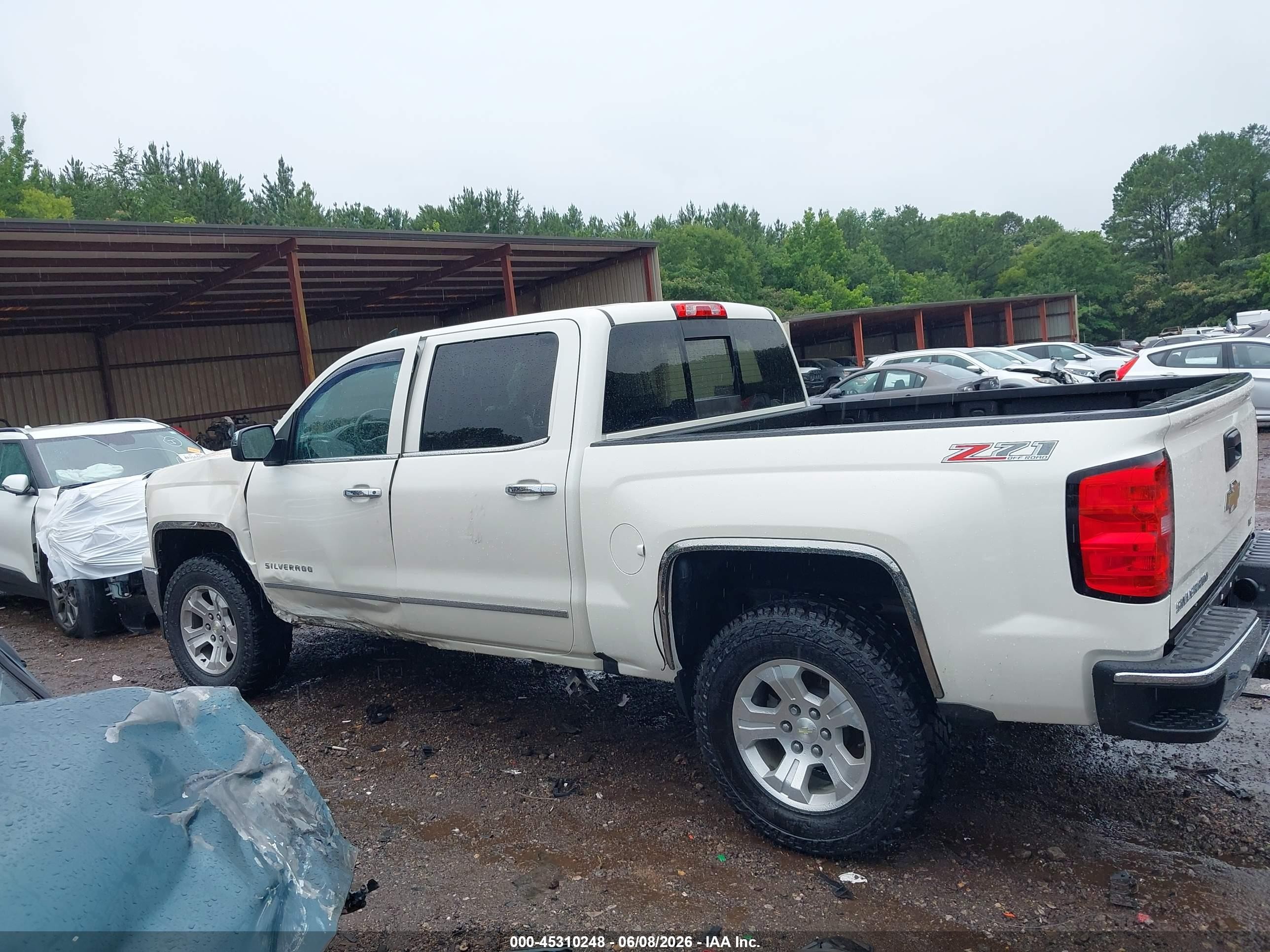 2015 Chevrolet Silverado 1500 Ltz Cream vin: 3GCUKSEC2FG408949