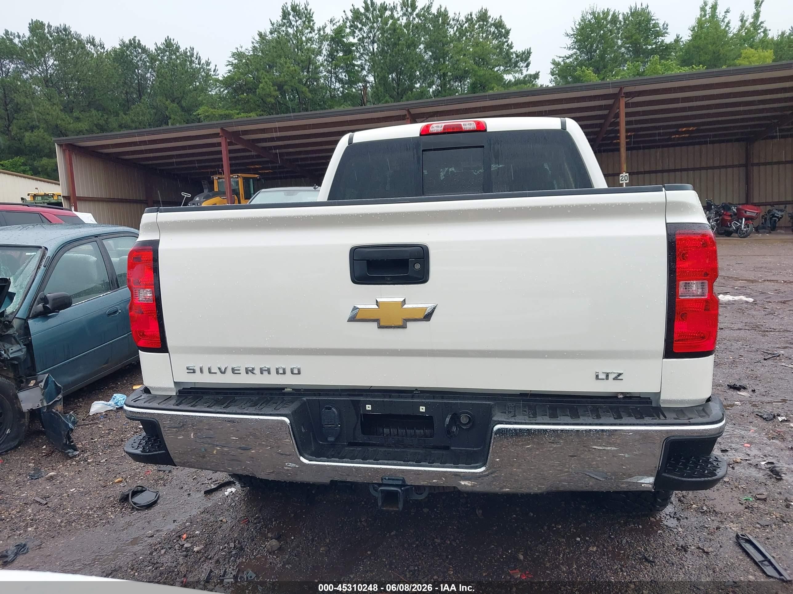 2015 Chevrolet Silverado 1500 Ltz Cream vin: 3GCUKSEC2FG408949