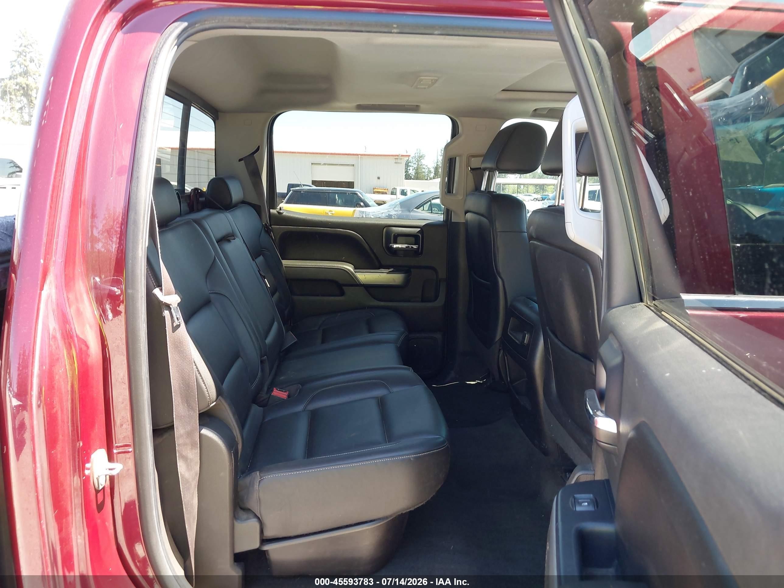 2015 Chevrolet Silverado 1500 Ltz Maroon vin: 3GCUKSEC2FG461859