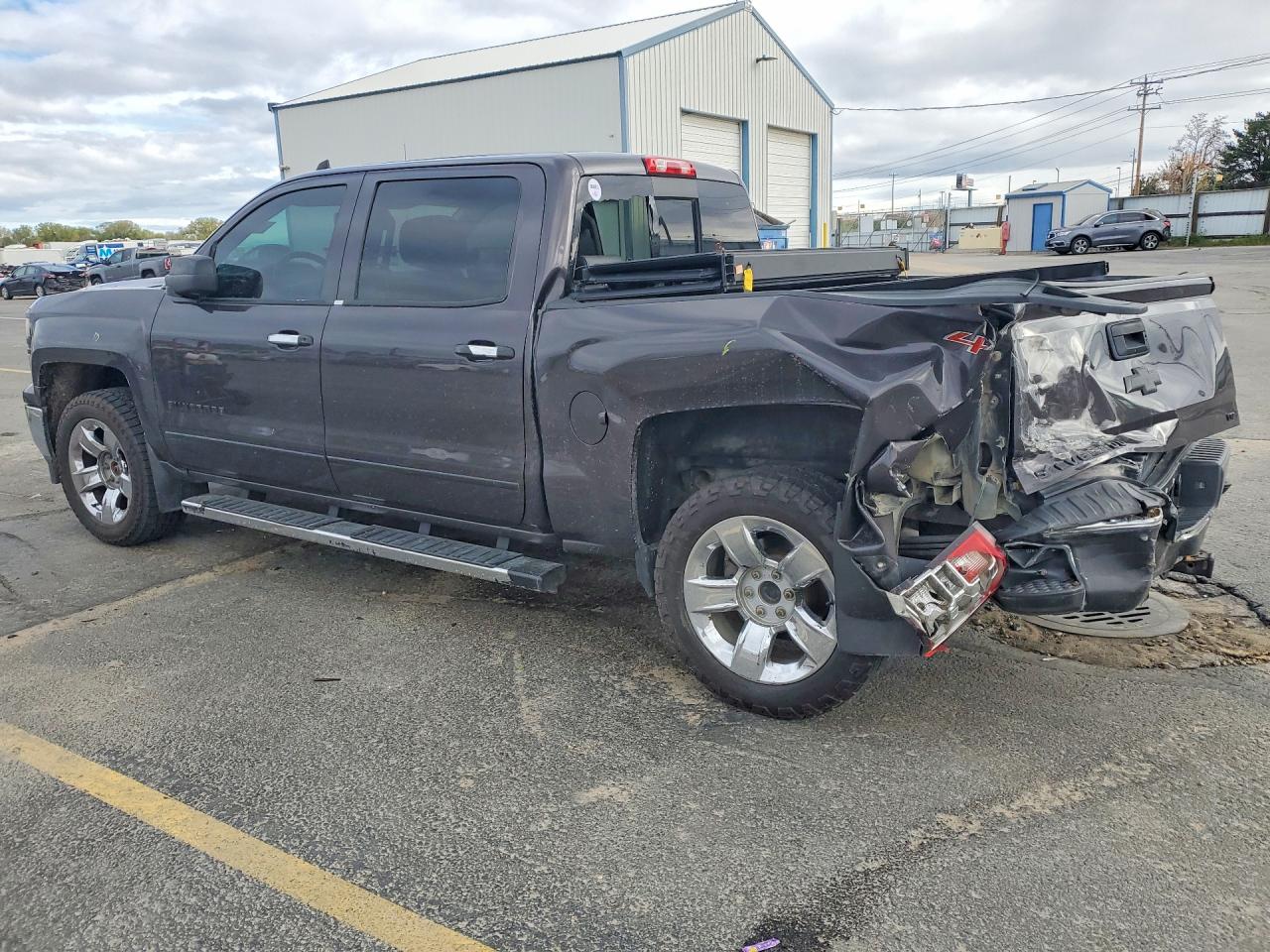 2015 Chevrolet Silverado K1500 Ltz Gray vin: 3GCUKSEC2FG509442