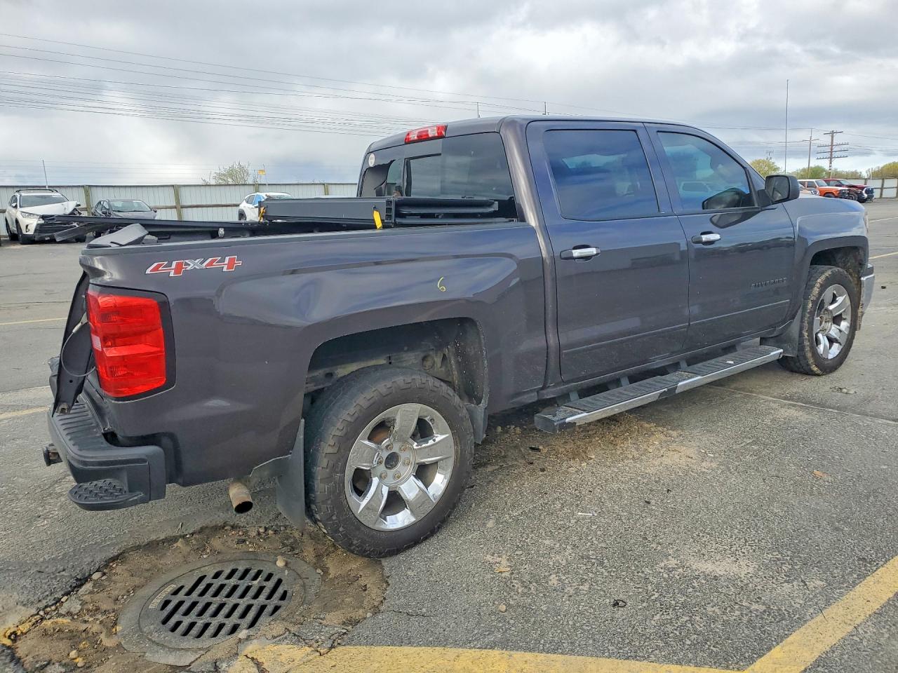 2015 Chevrolet Silverado K1500 Ltz Gray vin: 3GCUKSEC2FG509442