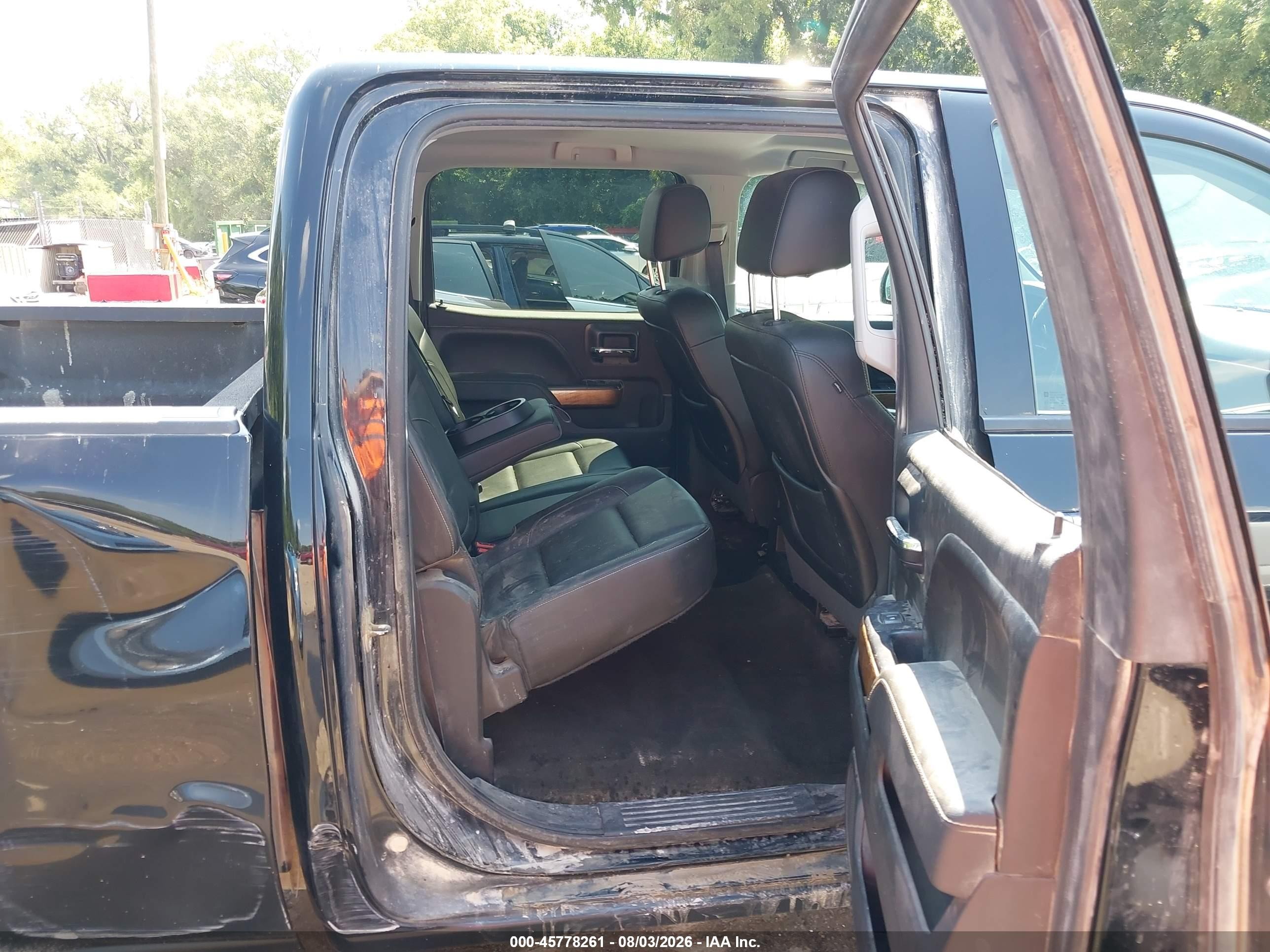 2014 Chevrolet Silverado 1500 Ltz Black vin: 3GCUKSEC3EG100591