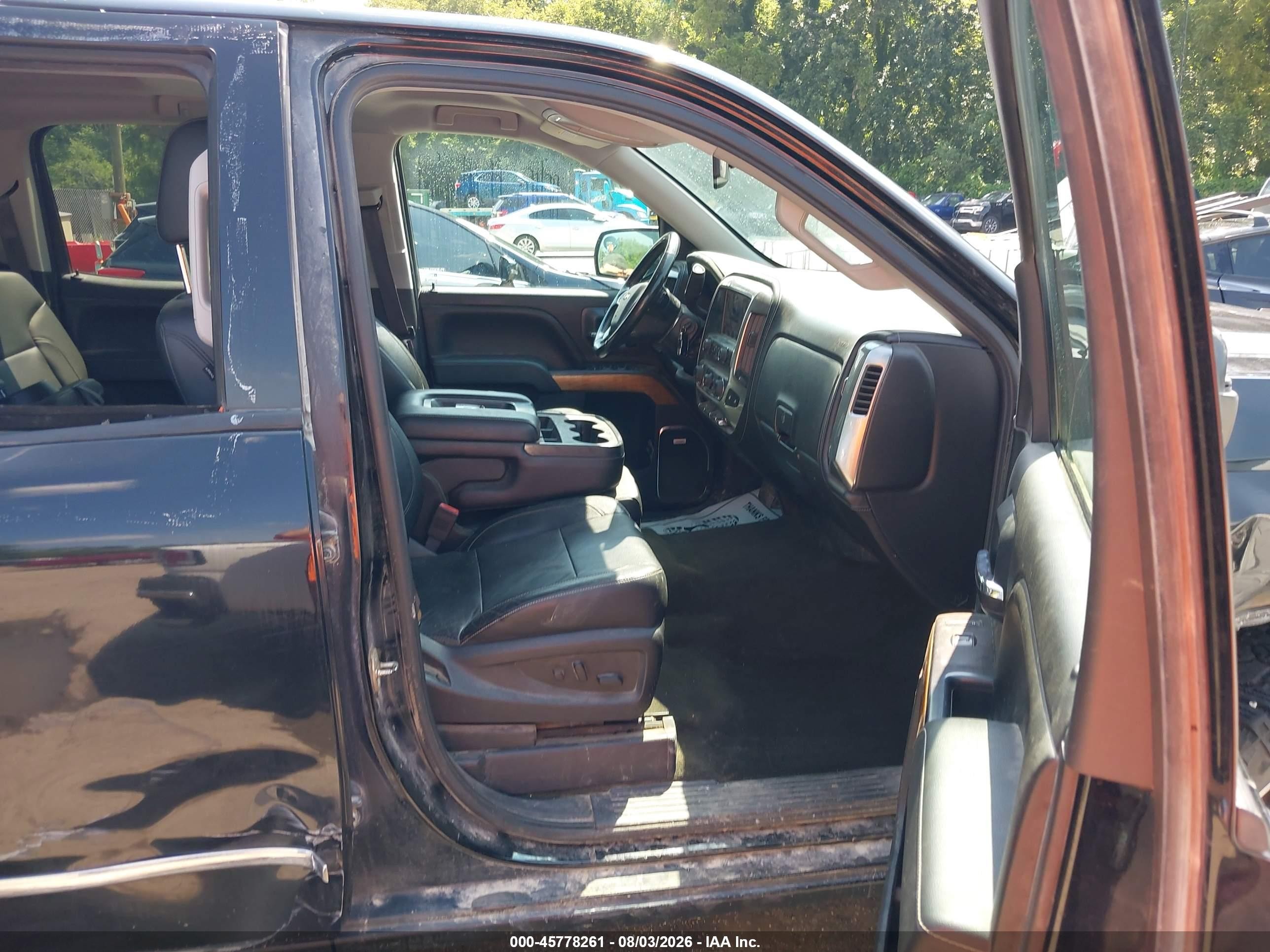 2014 Chevrolet Silverado 1500 Ltz Black vin: 3GCUKSEC3EG100591