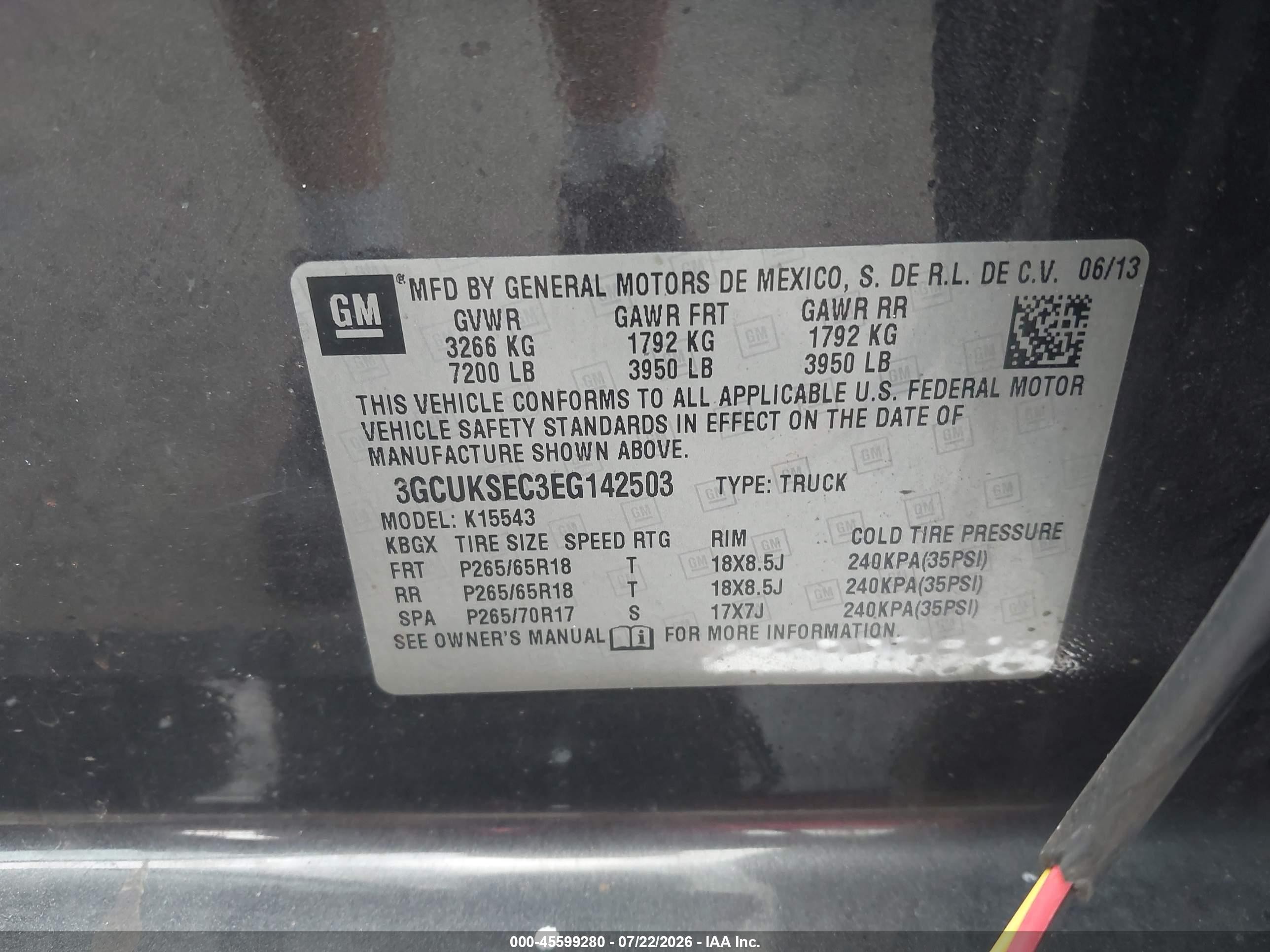 2014 Chevrolet Silverado 1500 Ltz Gray vin: 3GCUKSEC3EG142503