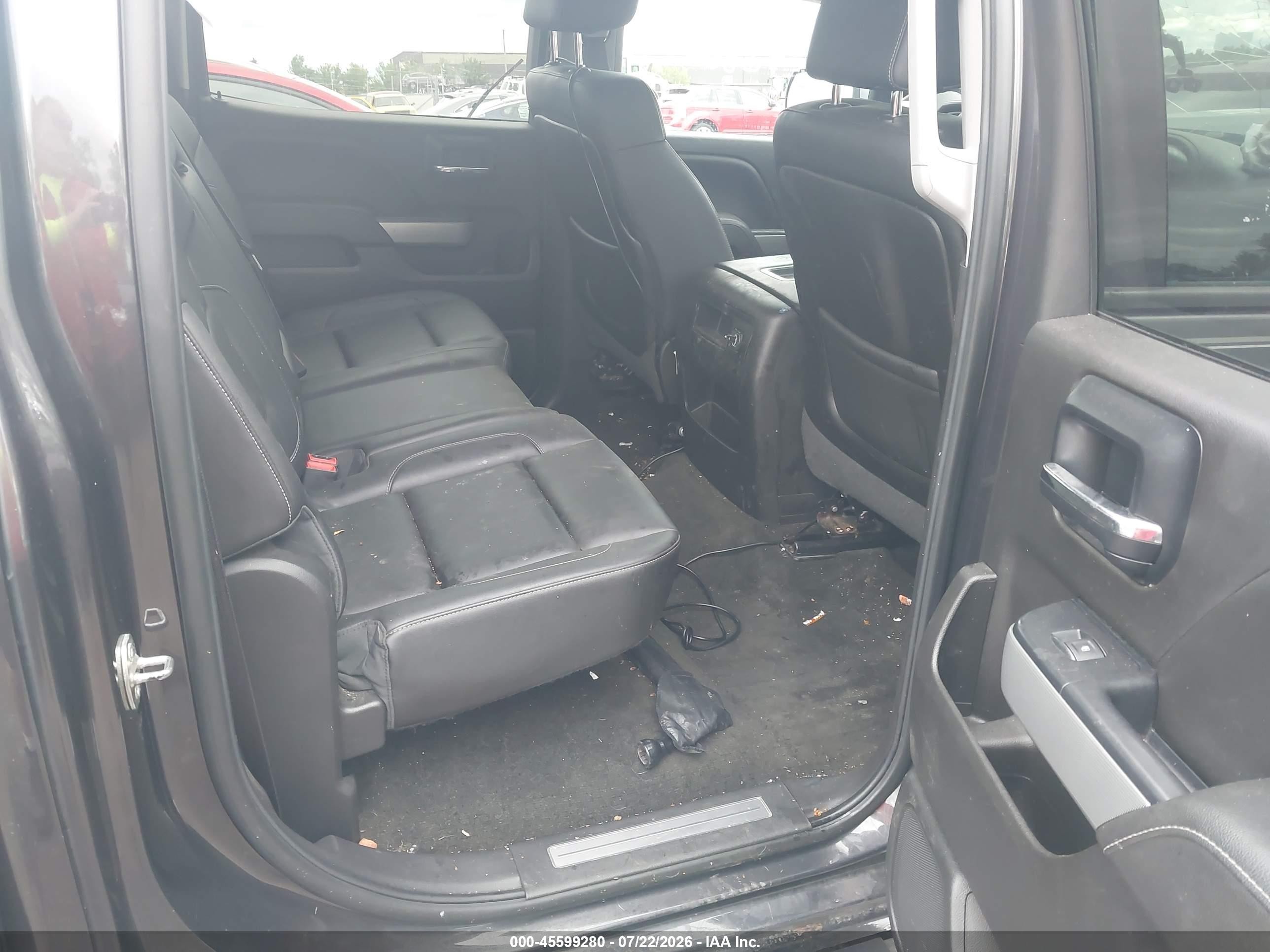 2014 Chevrolet Silverado 1500 Ltz Gray vin: 3GCUKSEC3EG142503