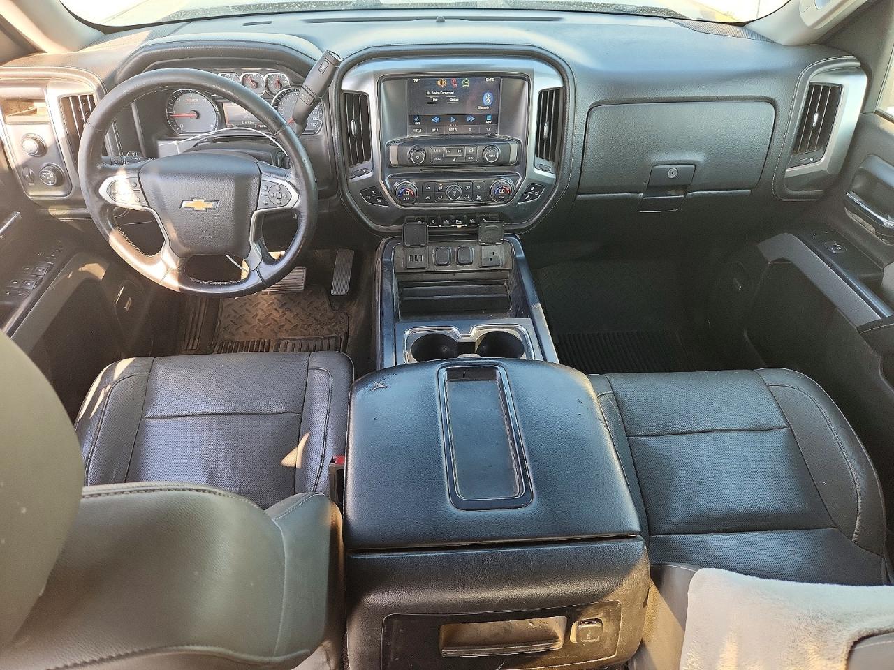 2014 Chevrolet Silverado K1500 Ltz Black vin: 3GCUKSEC3EG409493