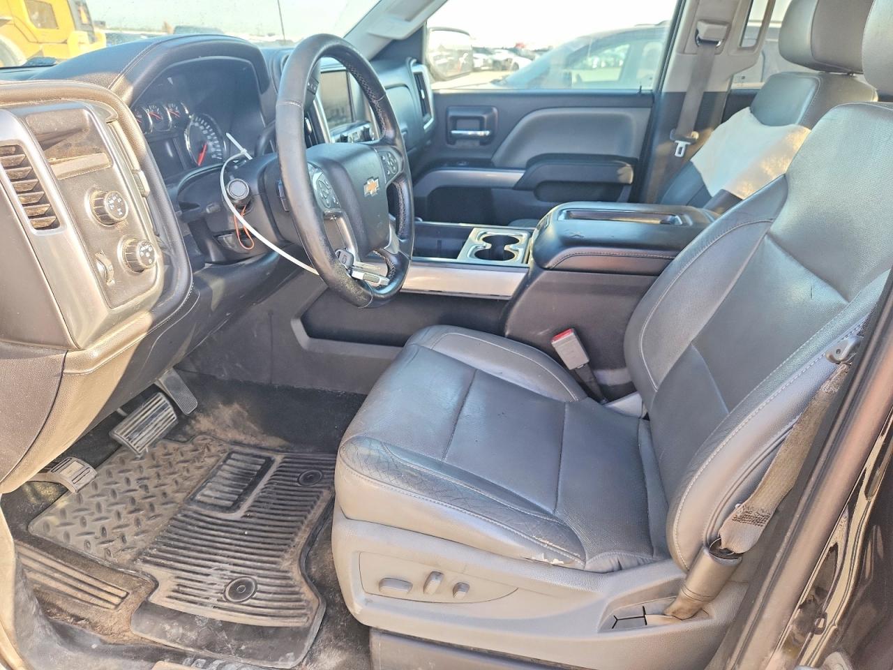 2014 Chevrolet Silverado K1500 Ltz Black vin: 3GCUKSEC3EG409493