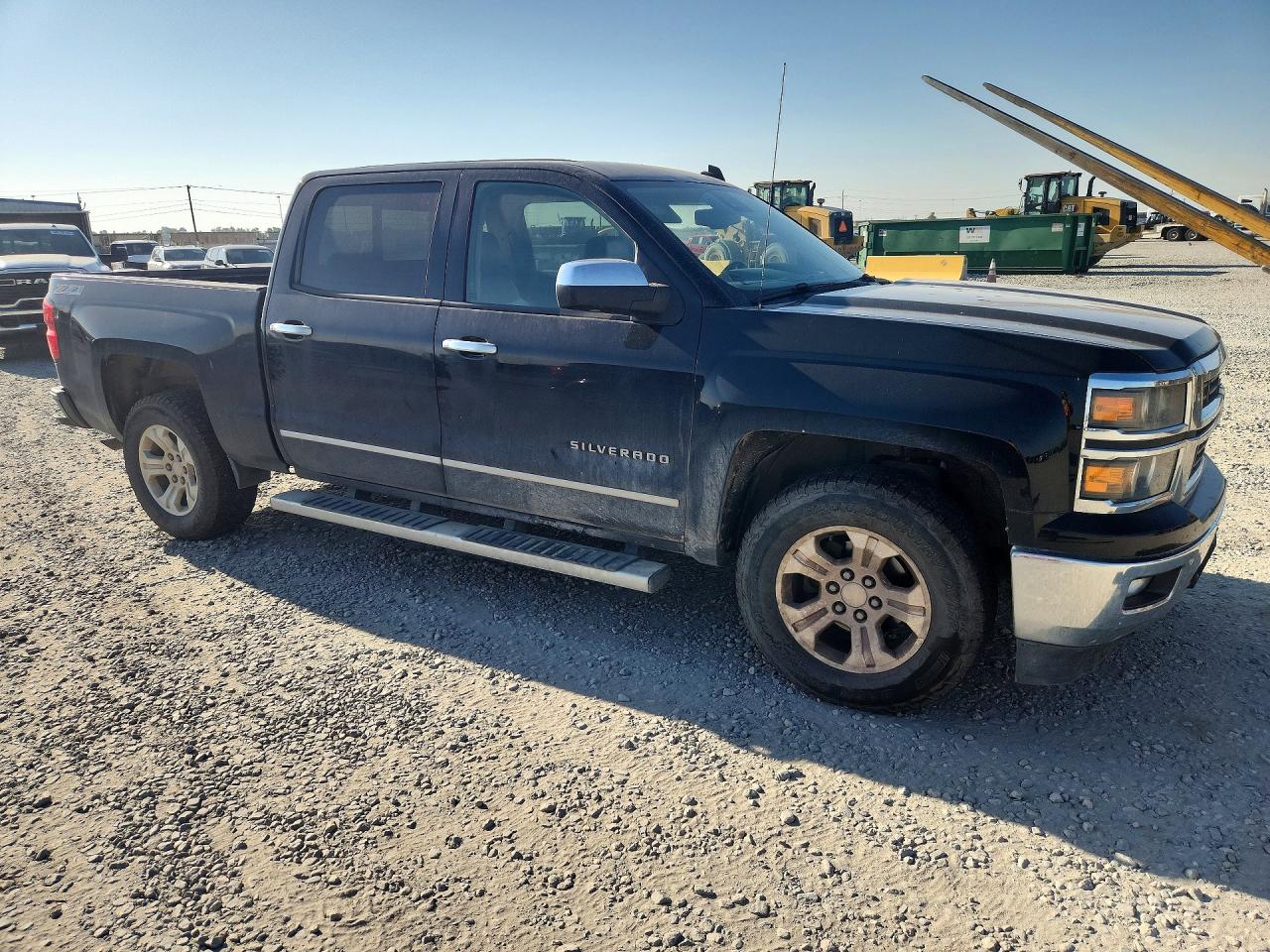 2014 Chevrolet Silverado K1500 Ltz Black vin: 3GCUKSEC3EG409493