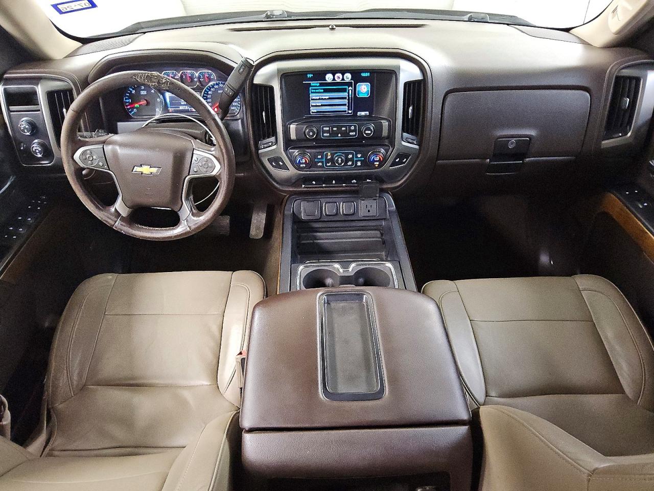 2014 Chevrolet Silverado K1500 Ltz Brown vin: 3GCUKSEC3EG497946