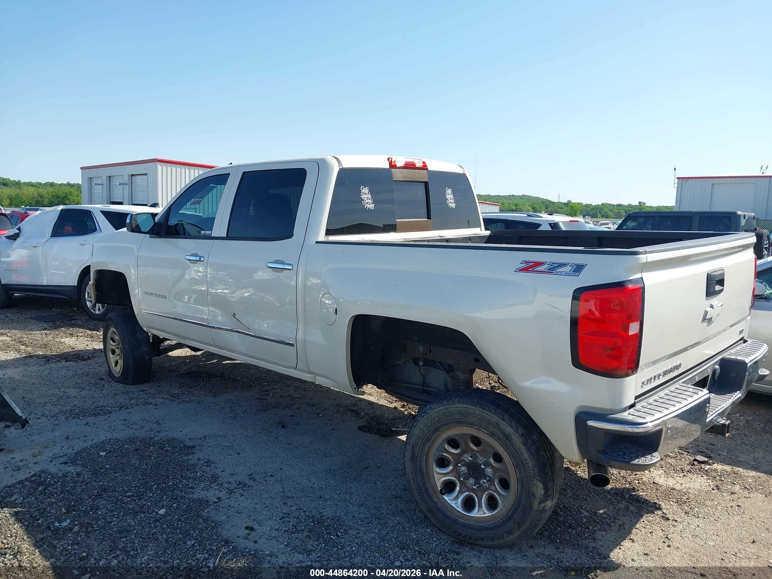 2014 Chevrolet Silverado 1500 2lz White vin: 3GCUKSEC3EG520481