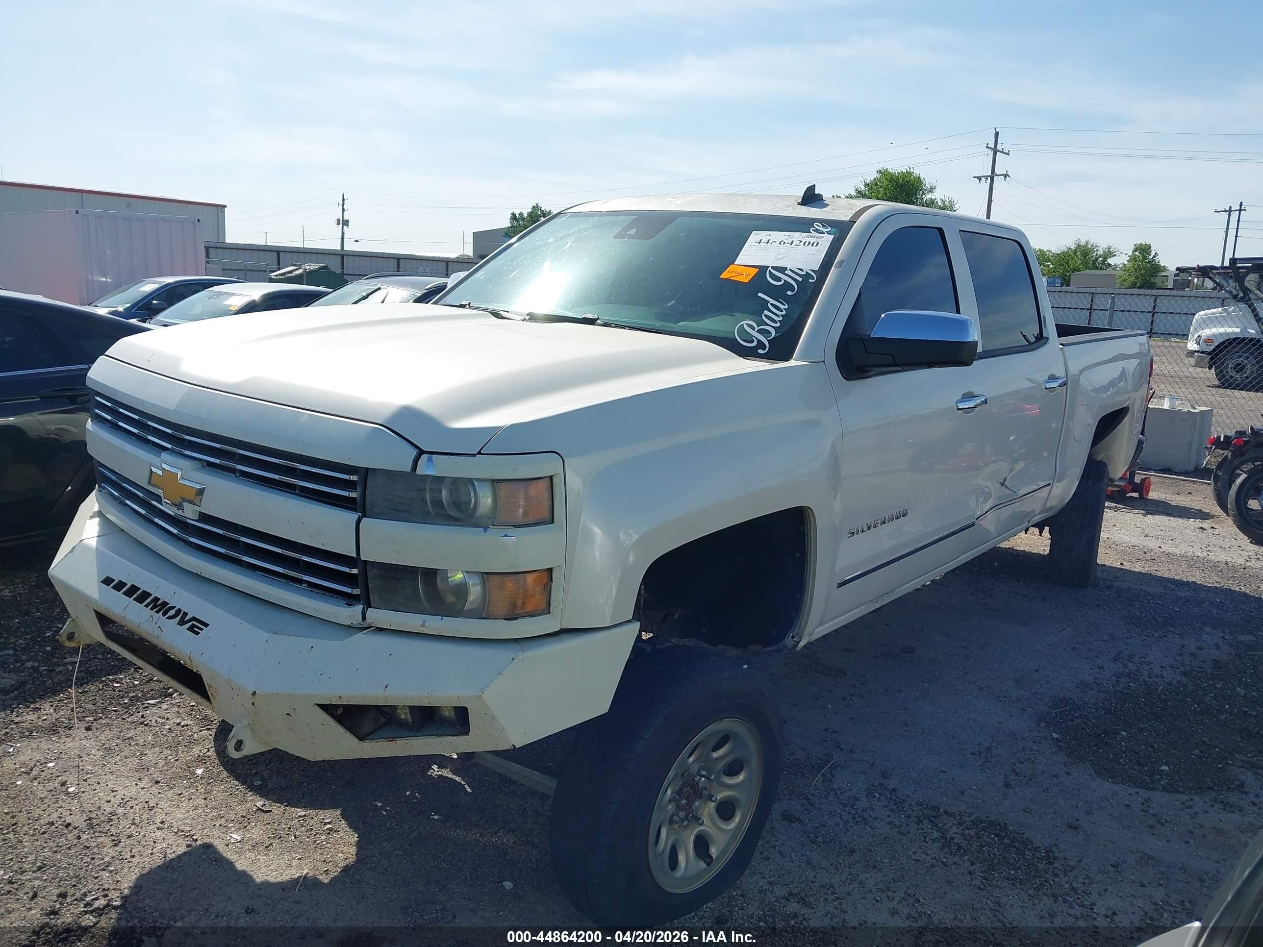 2014 Chevrolet Silverado 1500 2lz White vin: 3GCUKSEC3EG520481