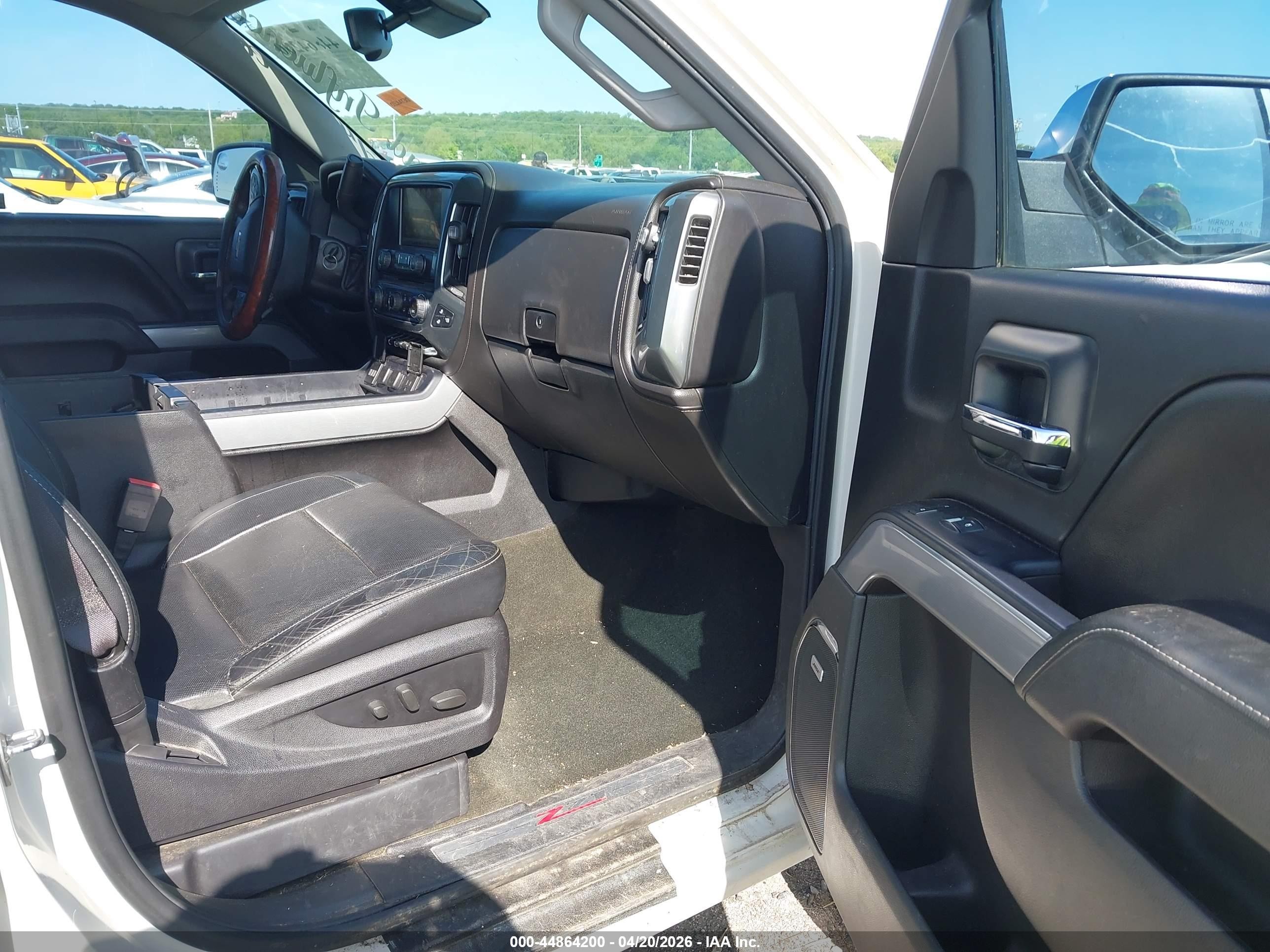 2014 Chevrolet Silverado 1500 2lz White vin: 3GCUKSEC3EG520481