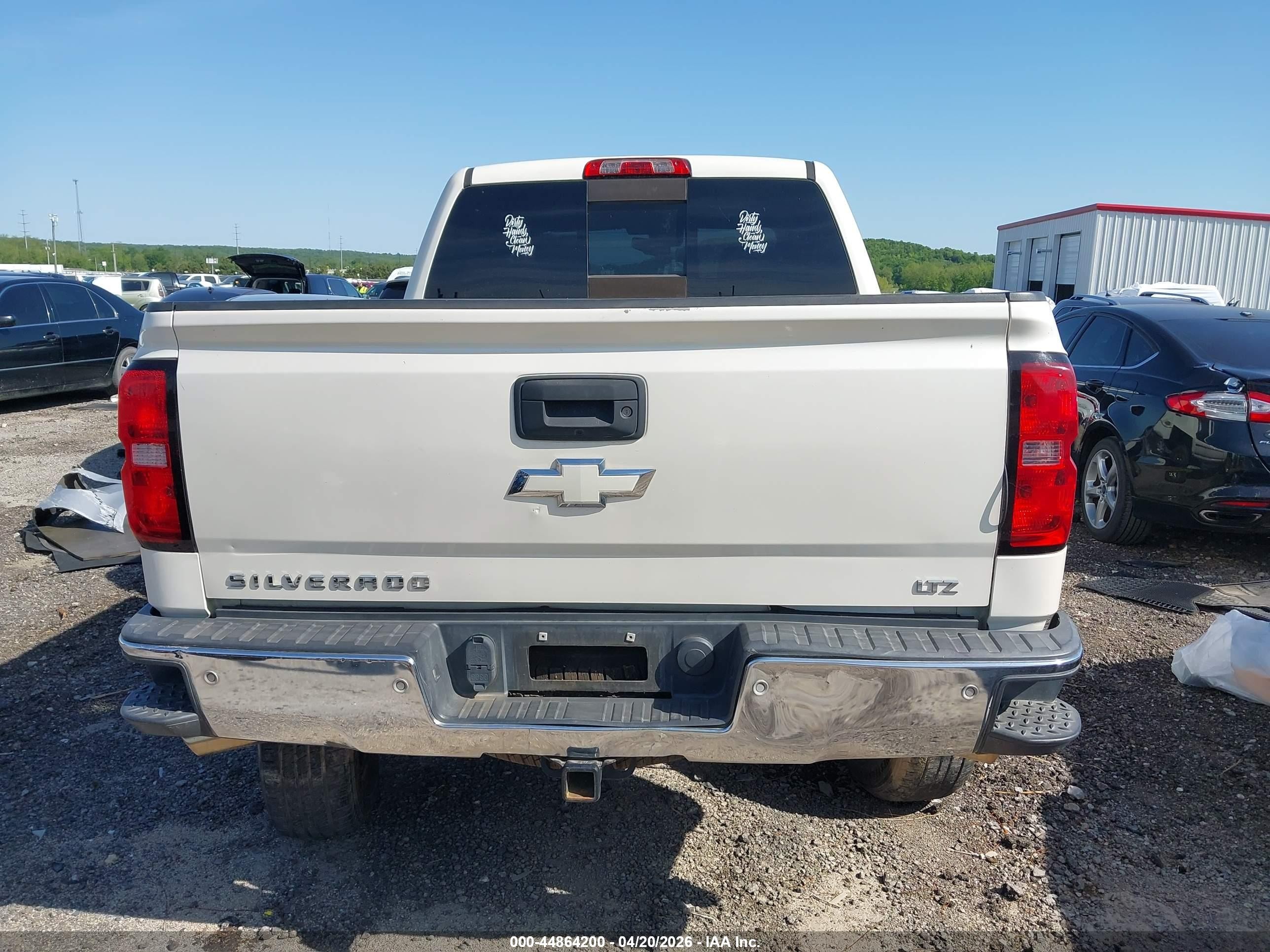 2014 Chevrolet Silverado 1500 2lz White vin: 3GCUKSEC3EG520481