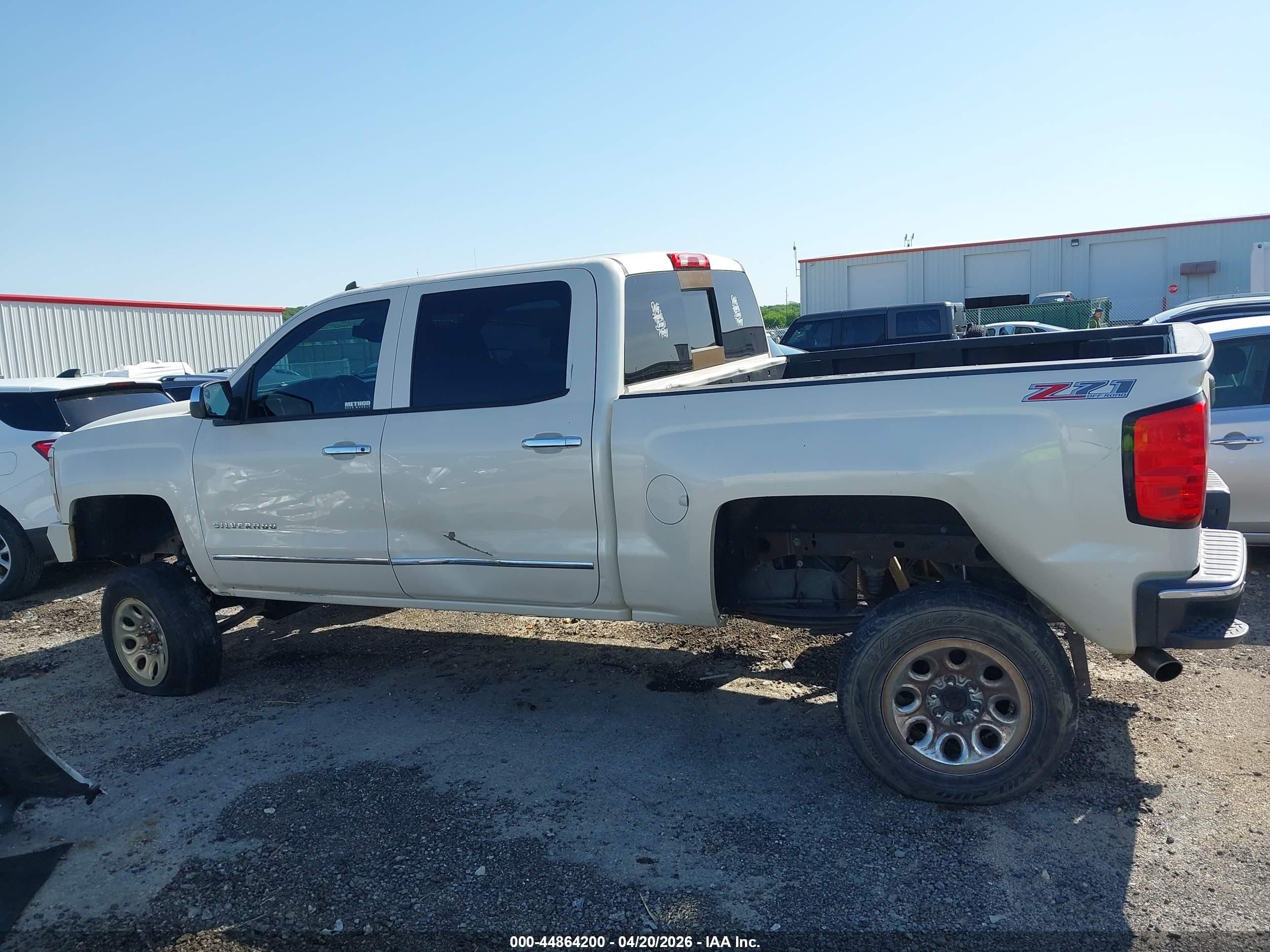 2014 Chevrolet Silverado 1500 2lz White vin: 3GCUKSEC3EG520481