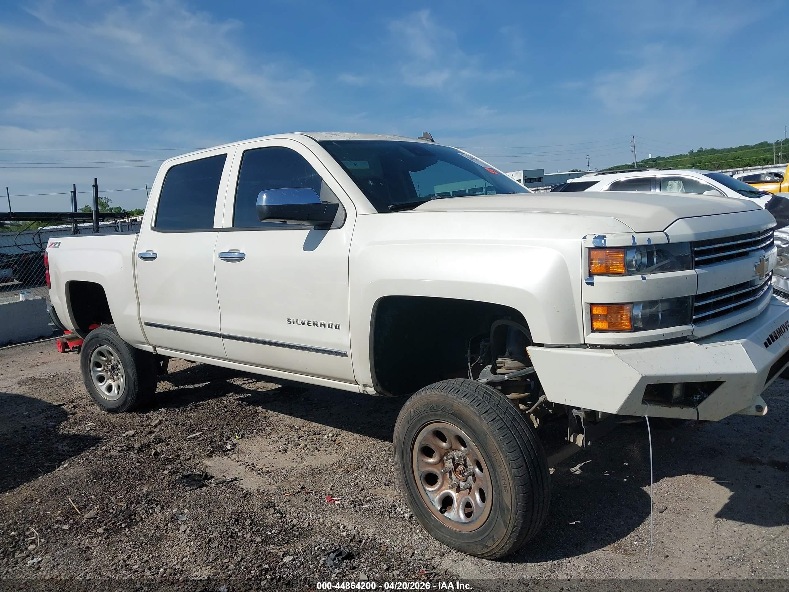 2014 Chevrolet Silverado 1500 2lz White vin: 3GCUKSEC3EG520481