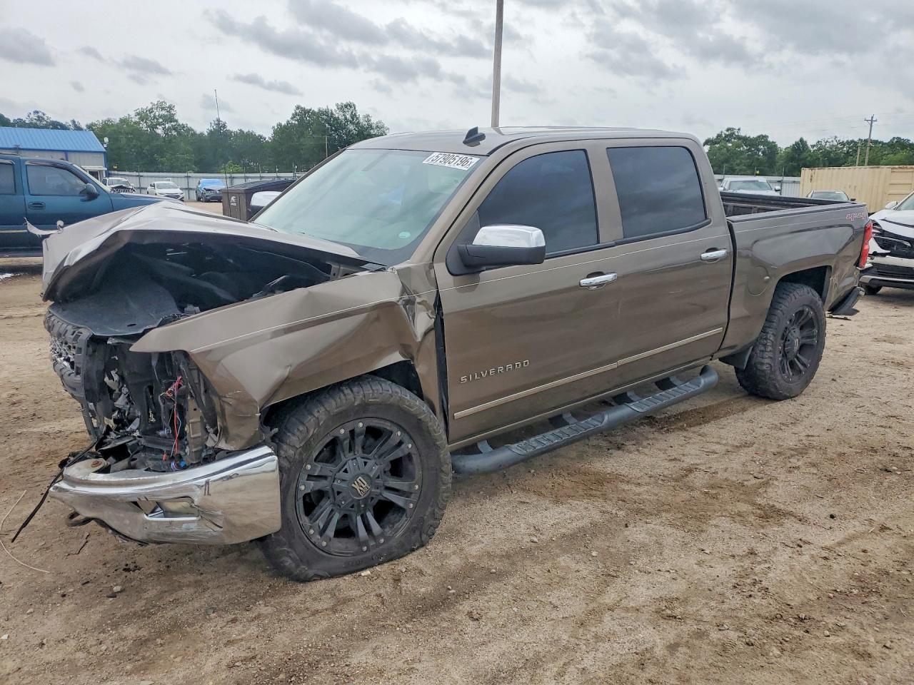 2014 Chevrolet Silverado K1500 Ltz Brown vin: 3GCUKSEC3EG521355